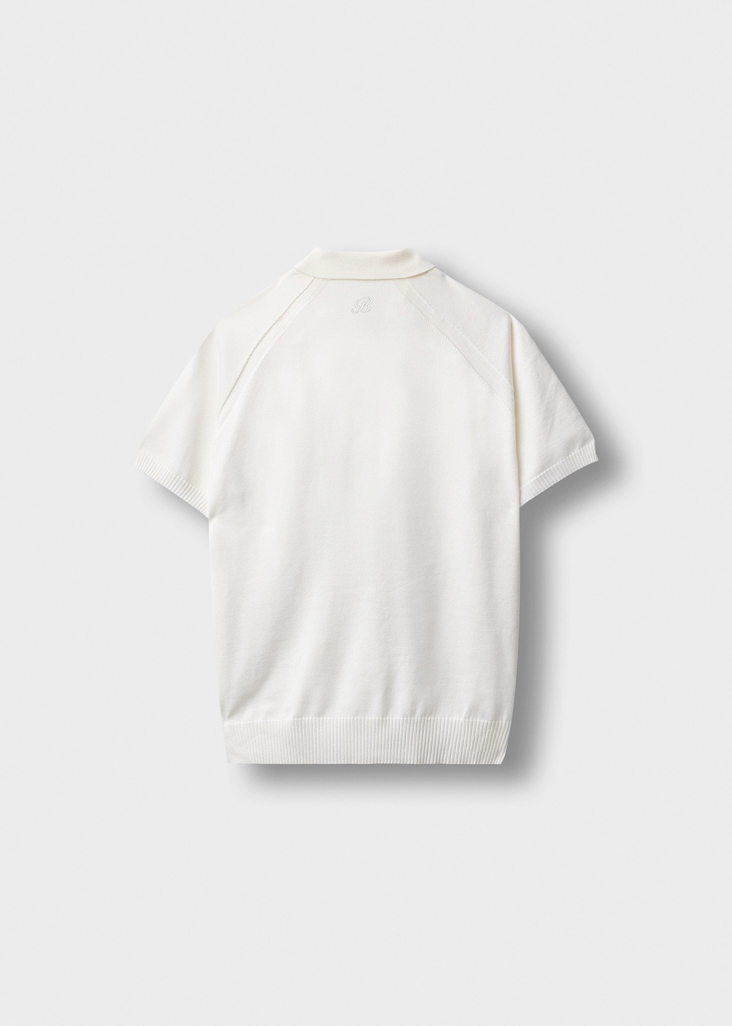 Fine Knit Polo T-Shirt