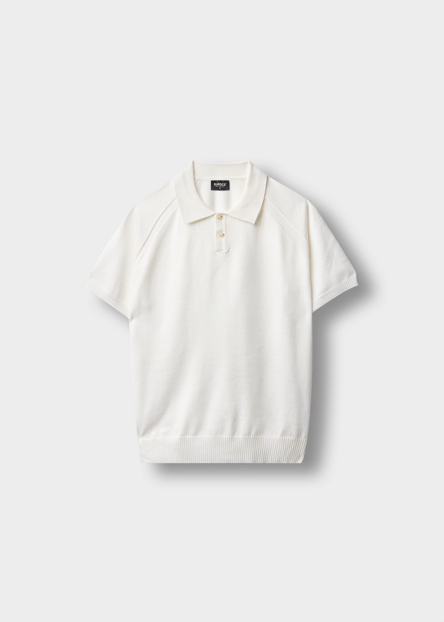 Fijngebreid poloshirt