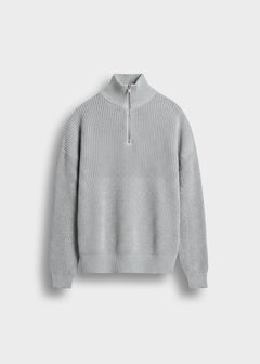 Chunky Knit Half-Zip Sweater