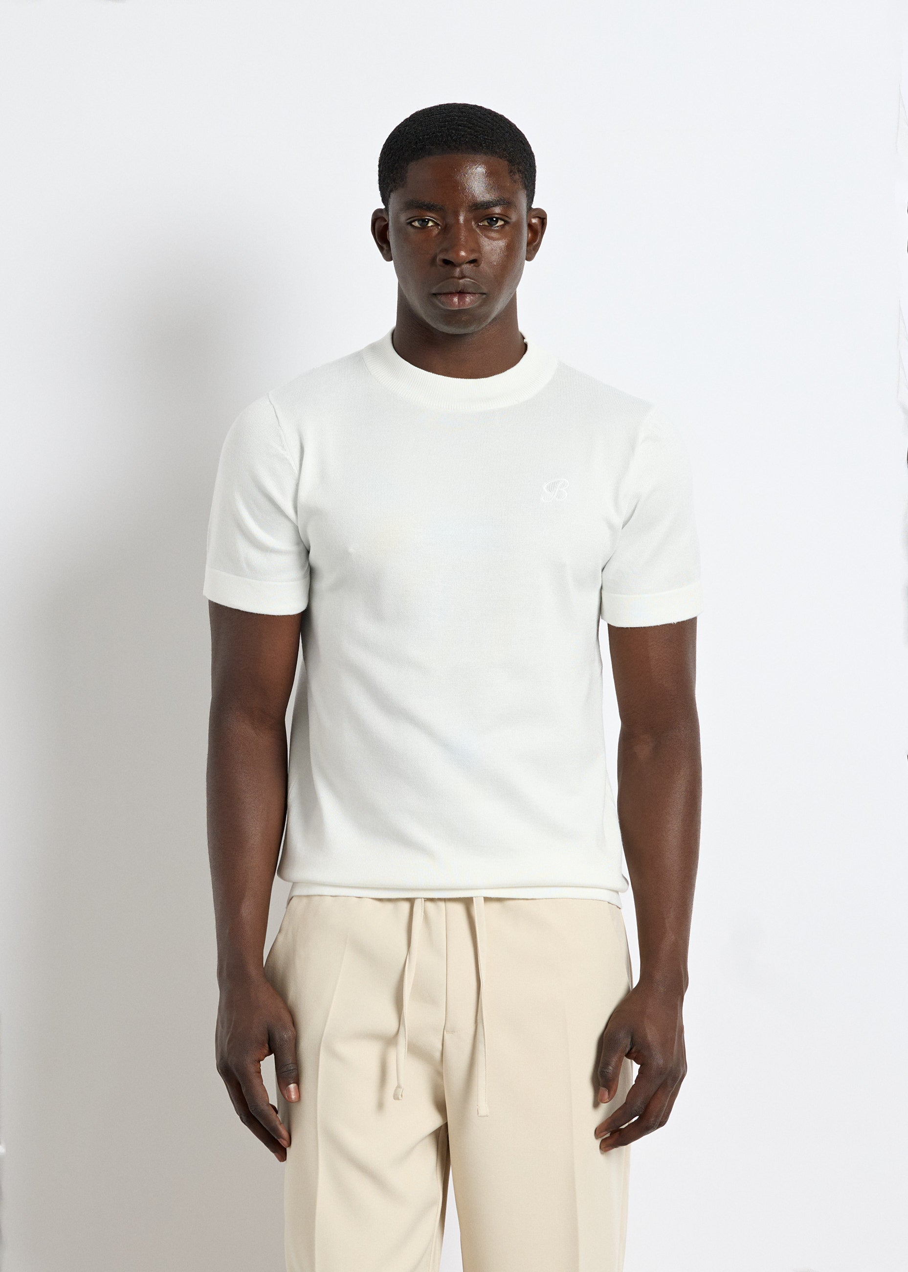 Fine Knit T-Shirt