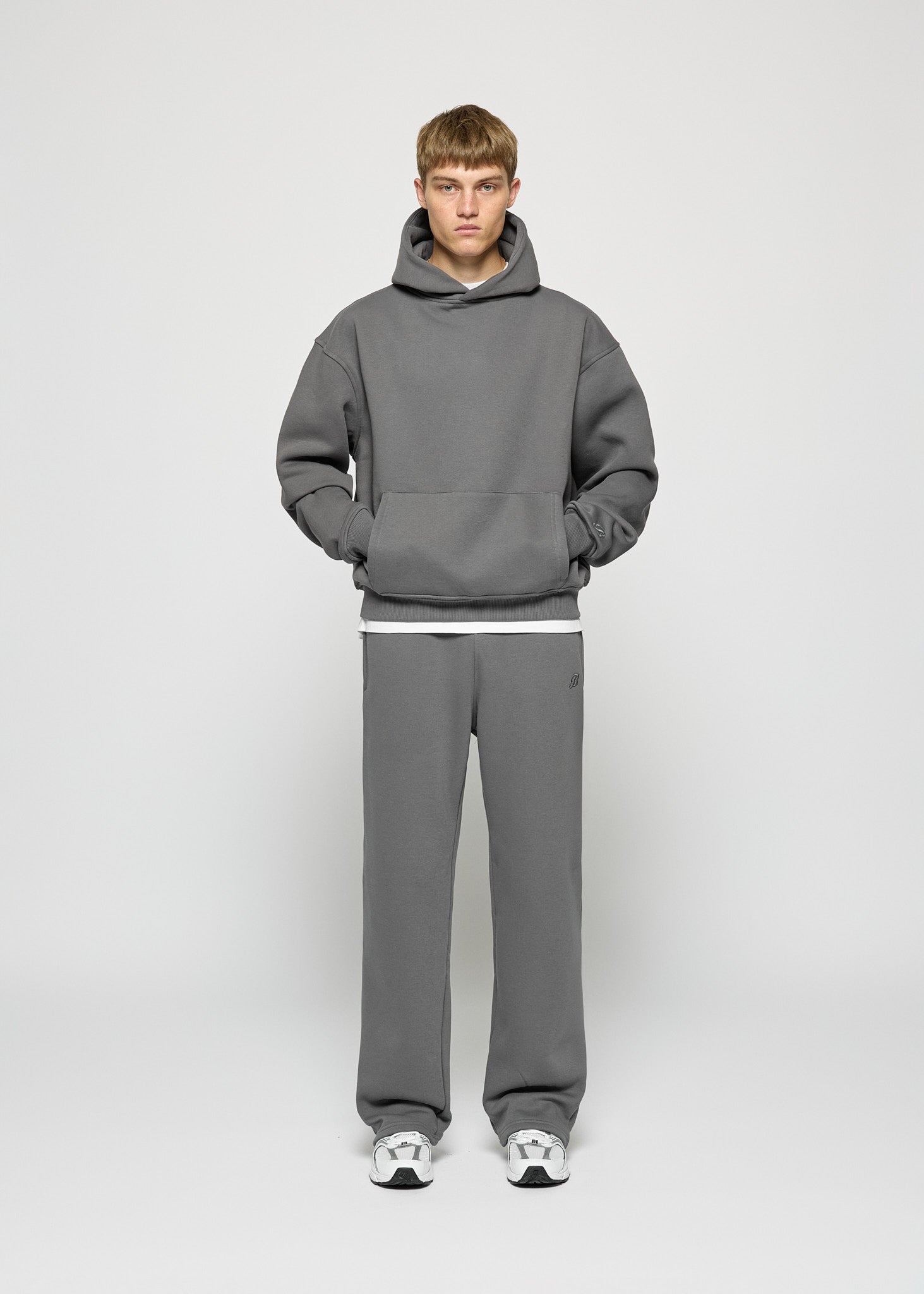 Tracksuit Set - Grey (Hoodie + Pants)
