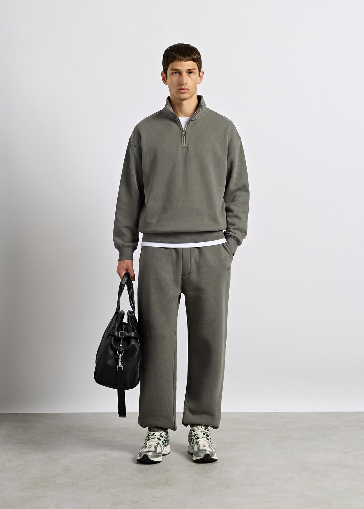 Oversize Mock Neck Sweater