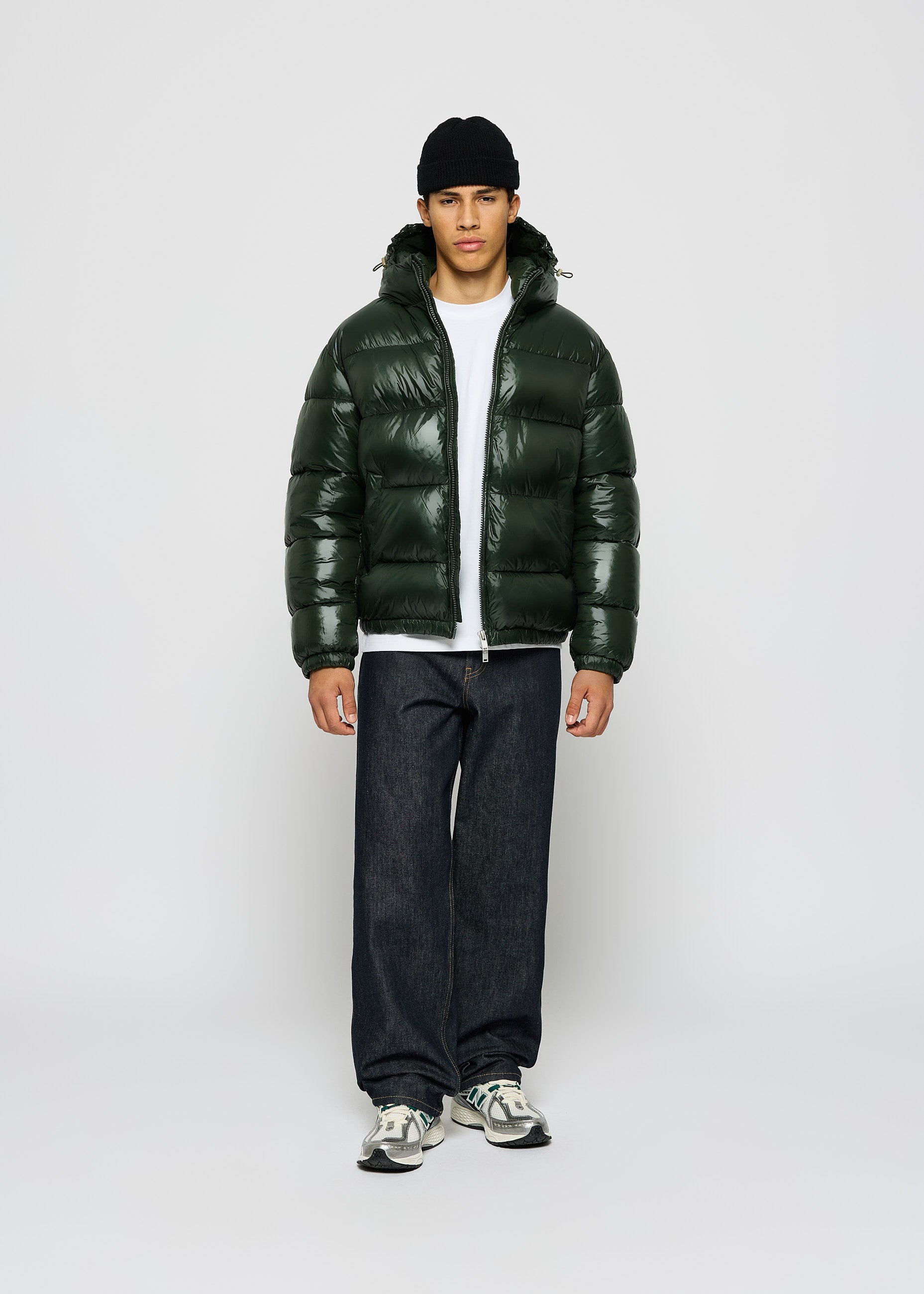 Glossy Puffer Jacket