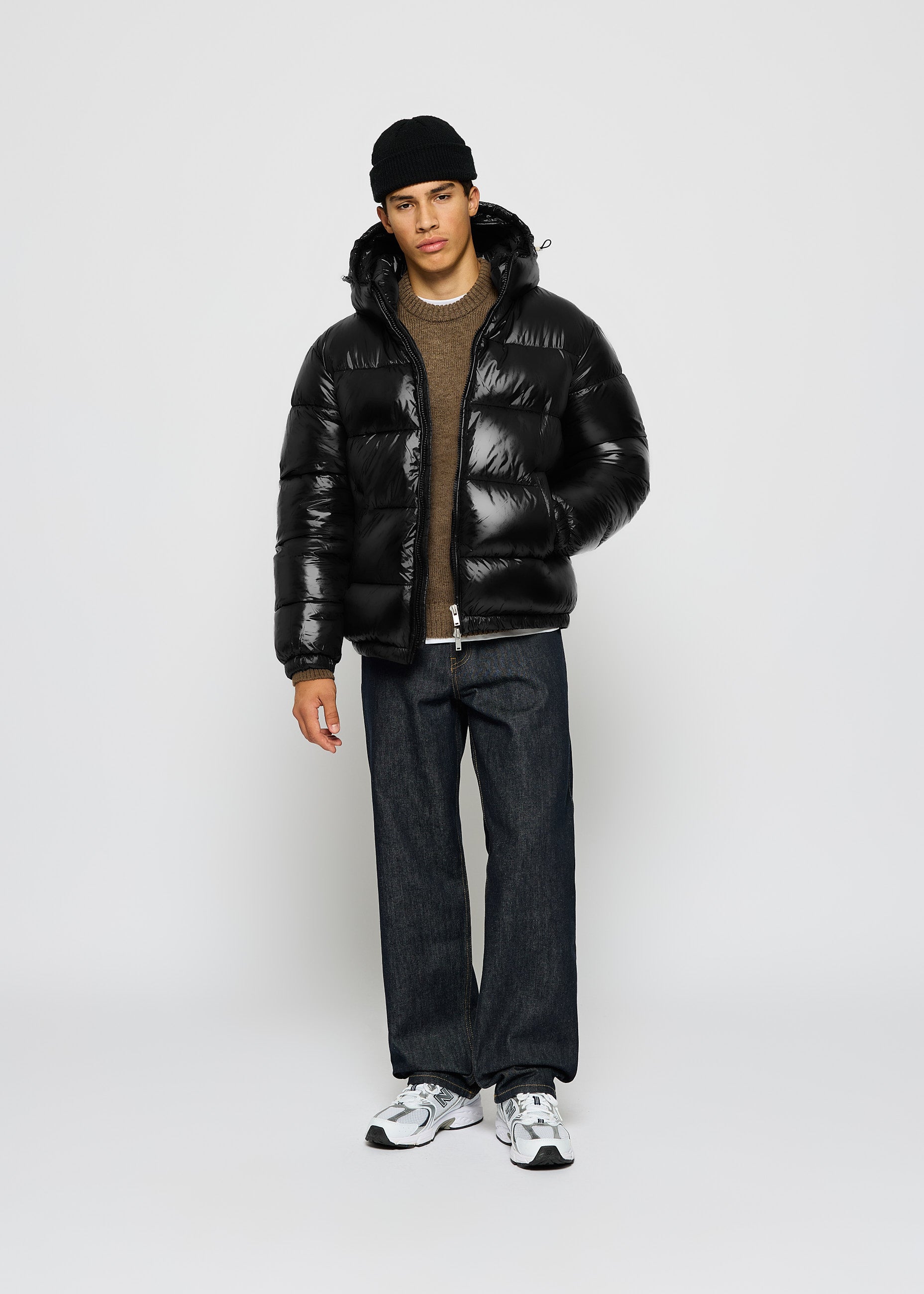 Glossy Puffer Jacket