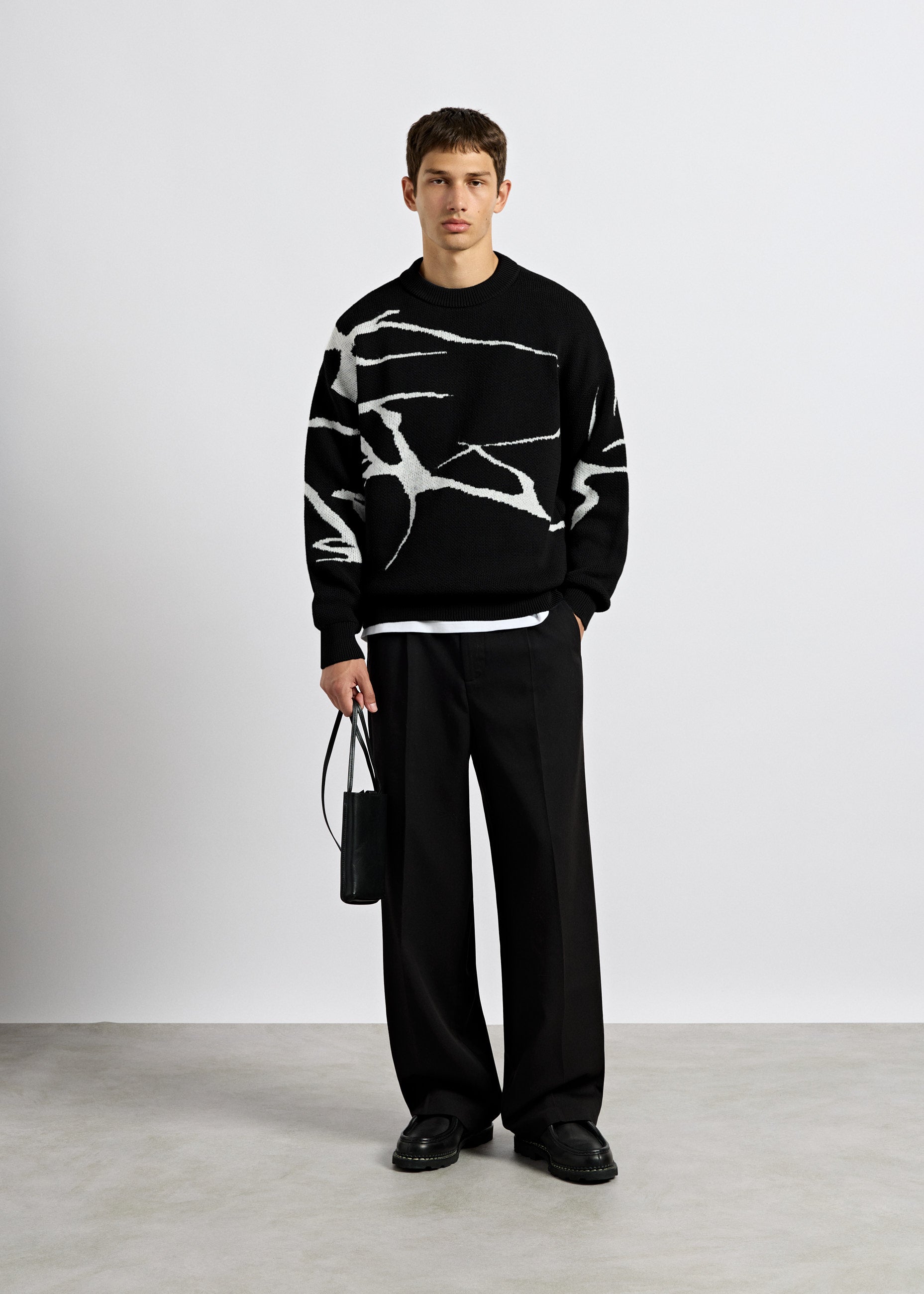 Jacquard Knit Sweater