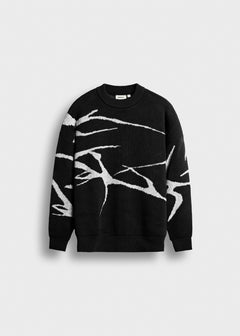 Jacquard Knit Sweater
