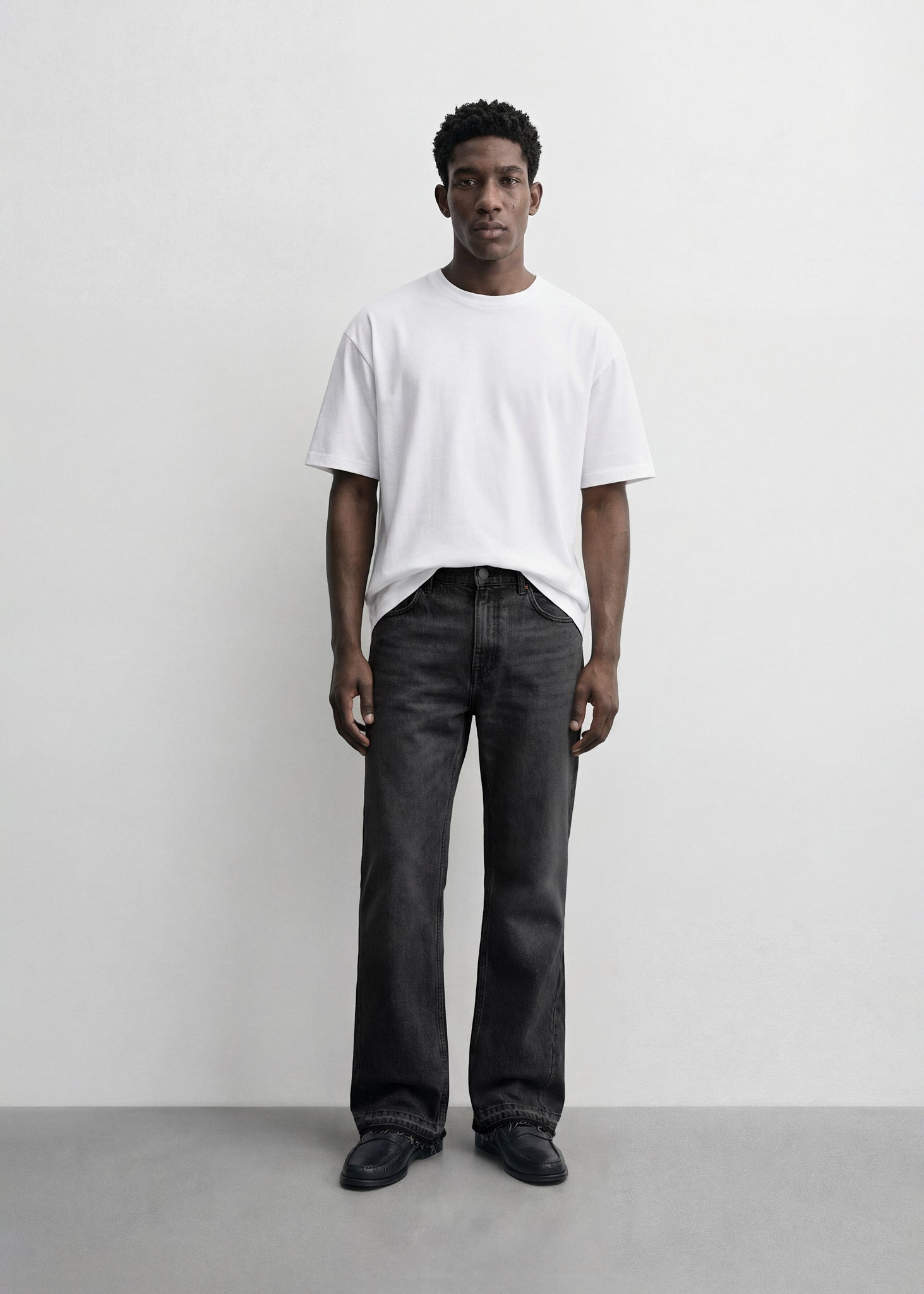 Tony Flared Open Hem Jeans