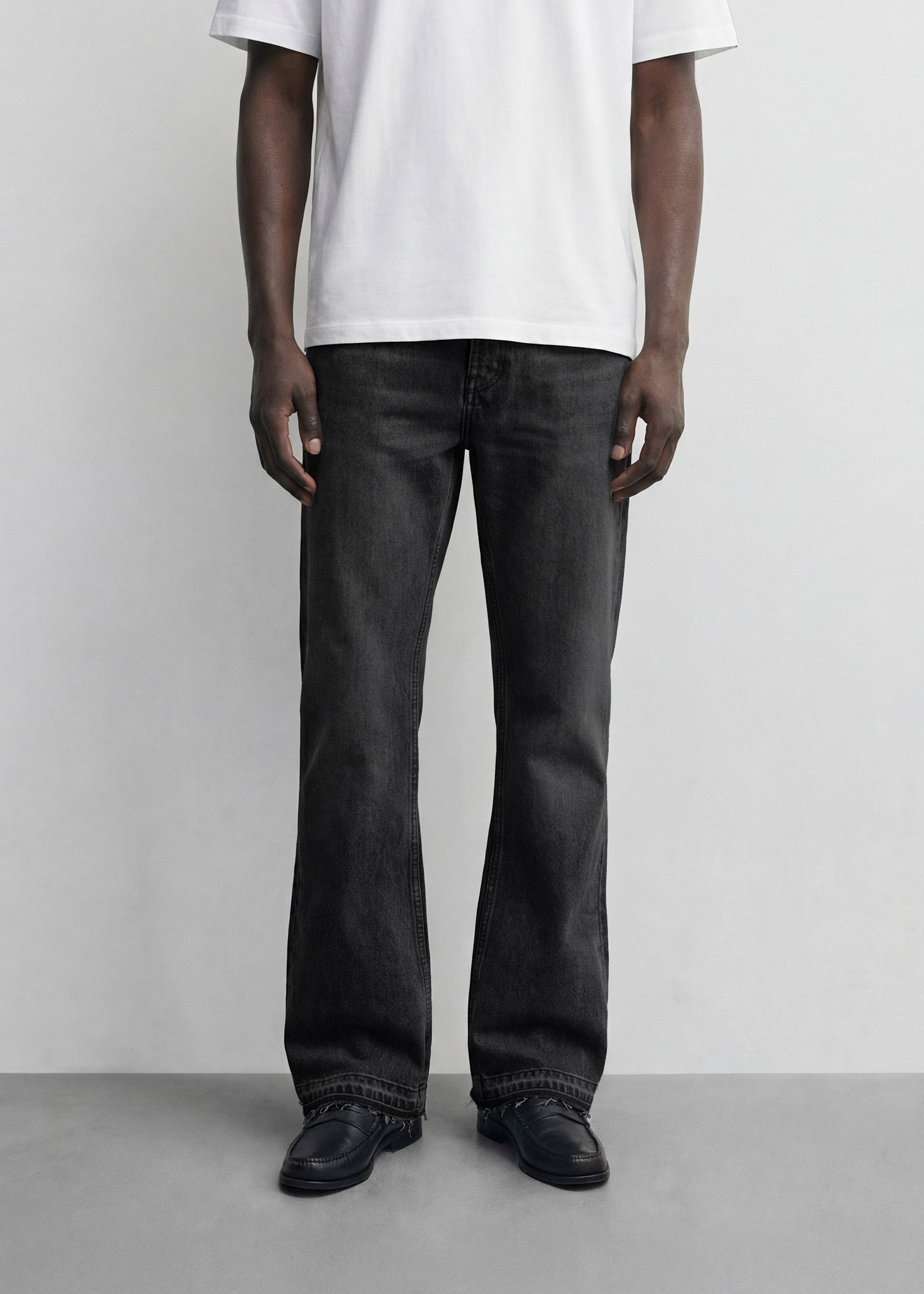 Tony Flared Open Hem Jeans