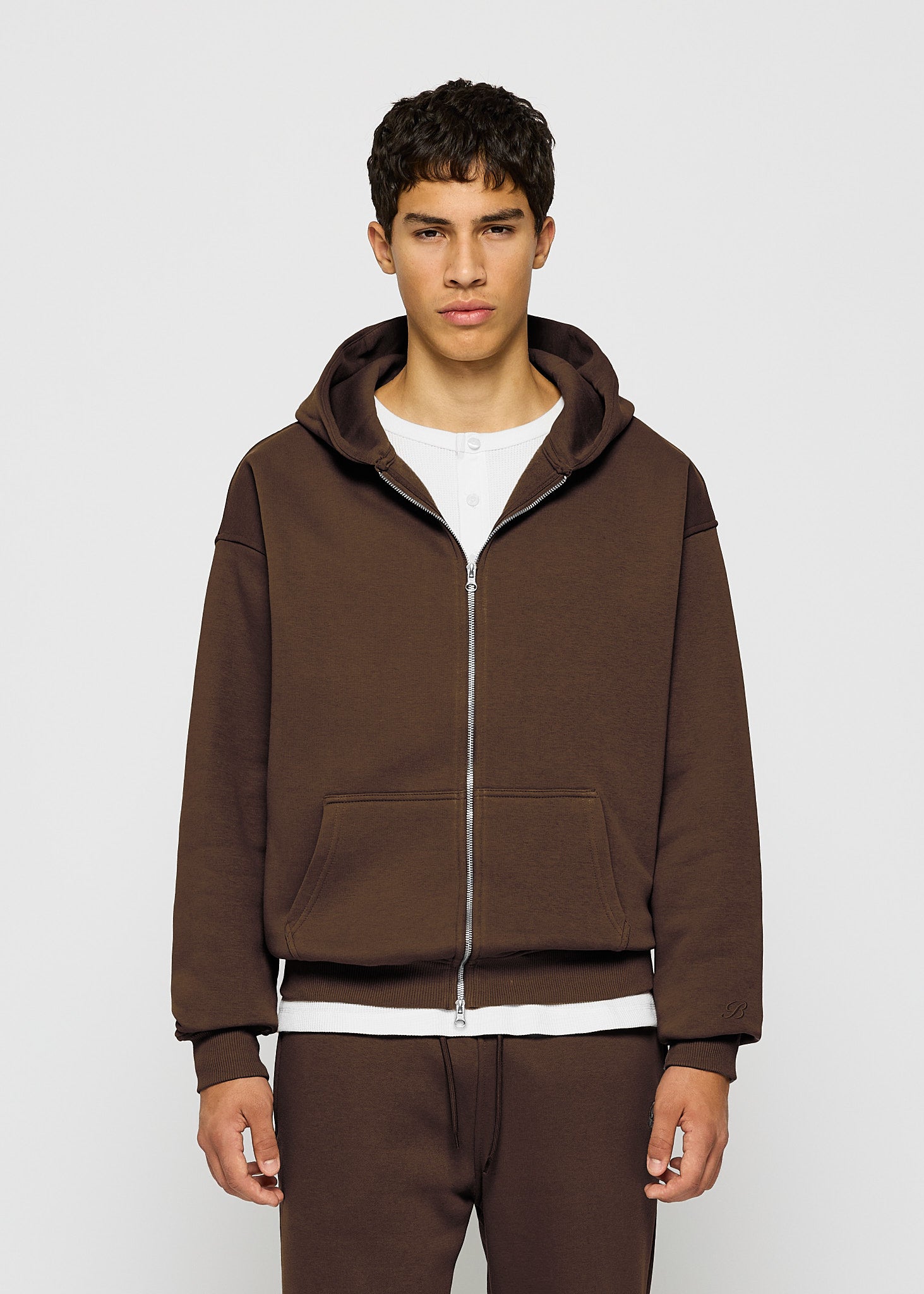 Basic Zip Hoodie