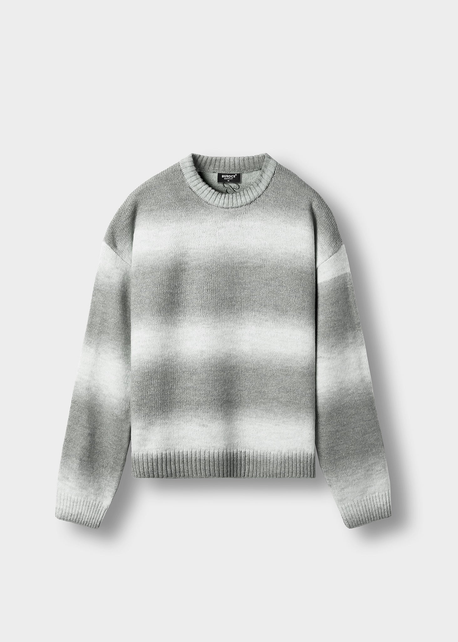 Knit Gradient Crewneck Sweater