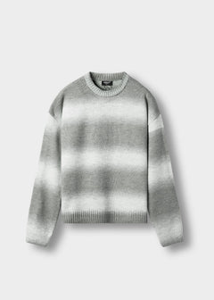 Knit Gradient Crewneck Sweater