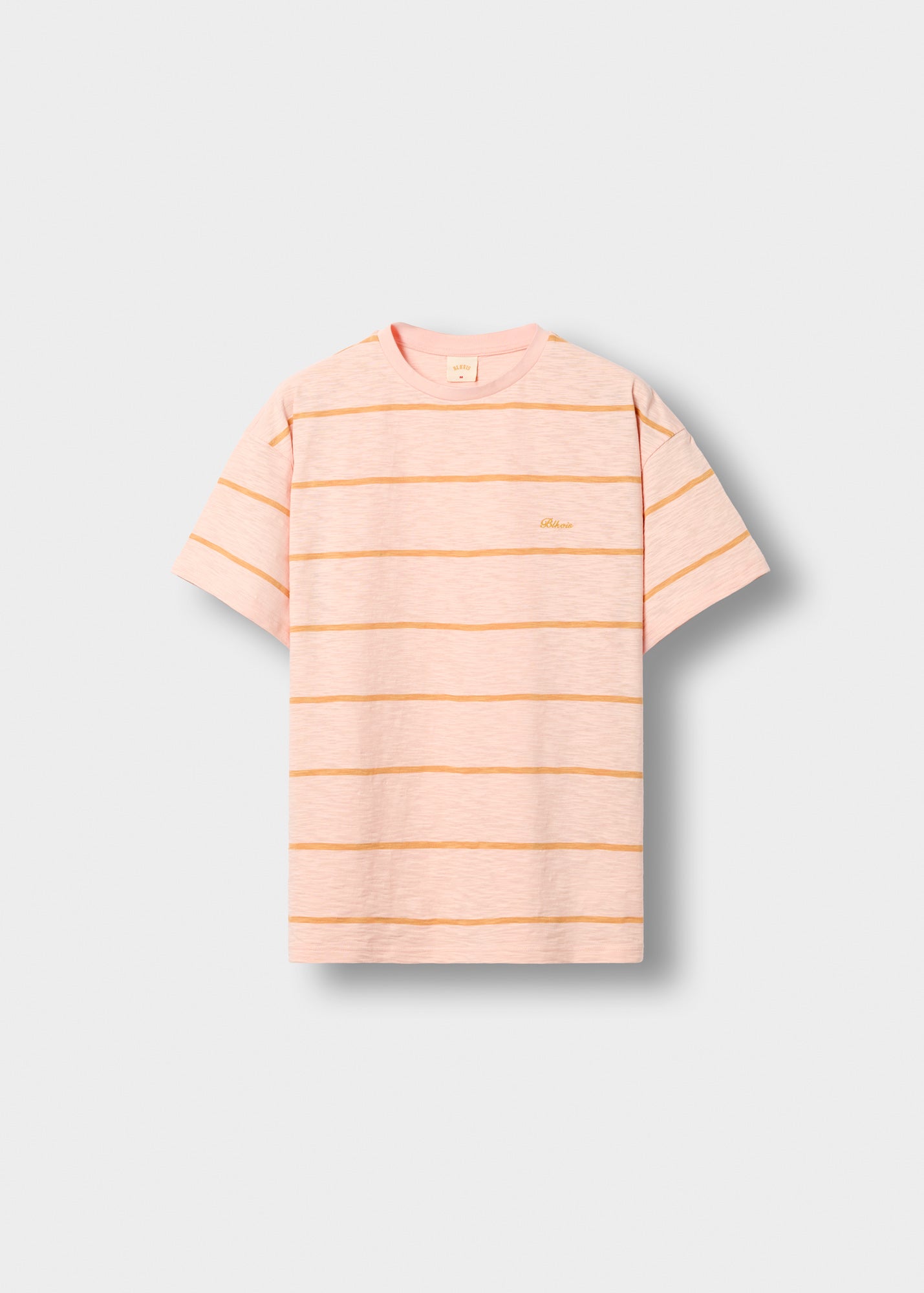 BLKVIS SCRIPT STRIPED SLUB TEE