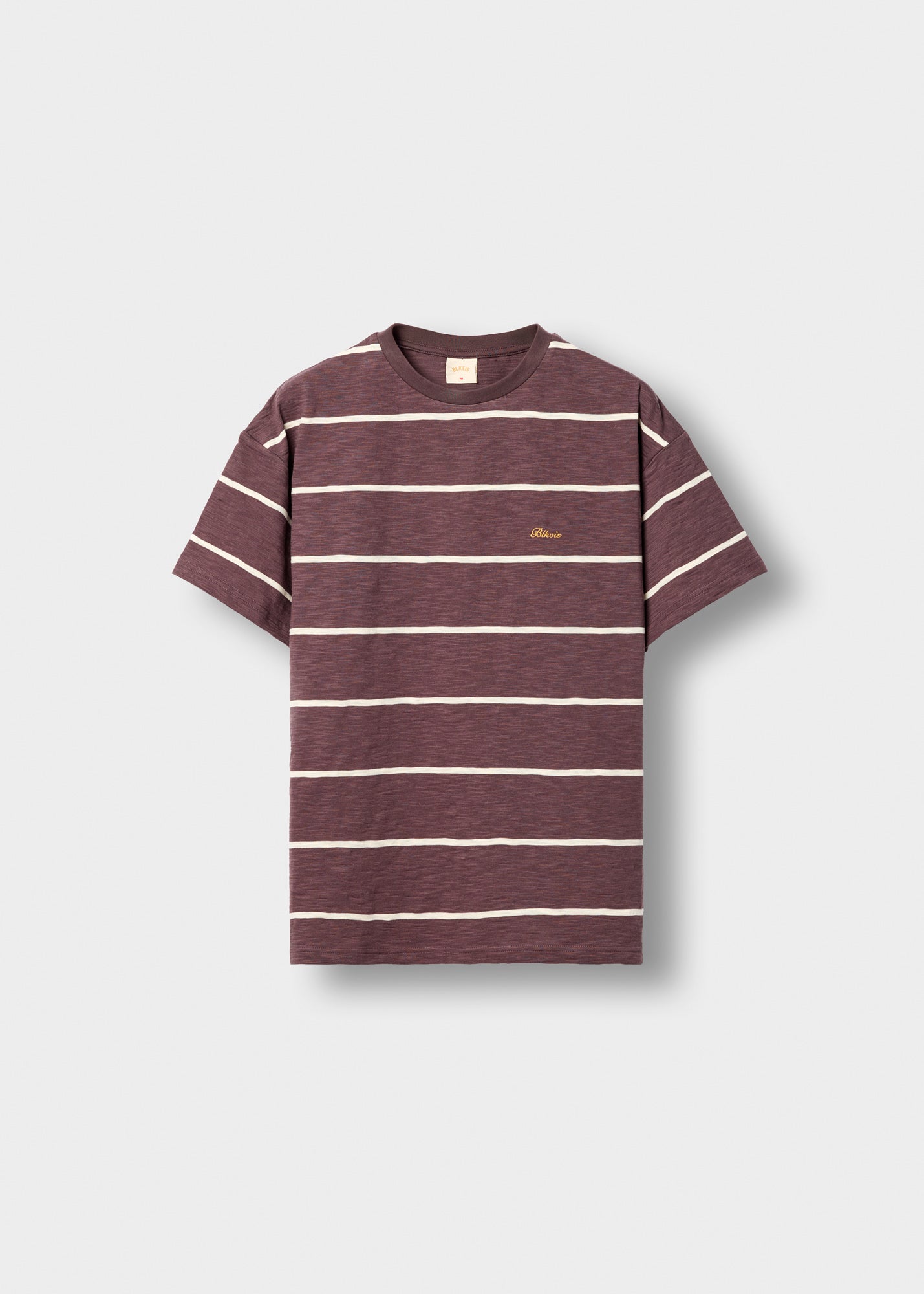 BLKVIS SCRIPT STRIPED SLUB TEE