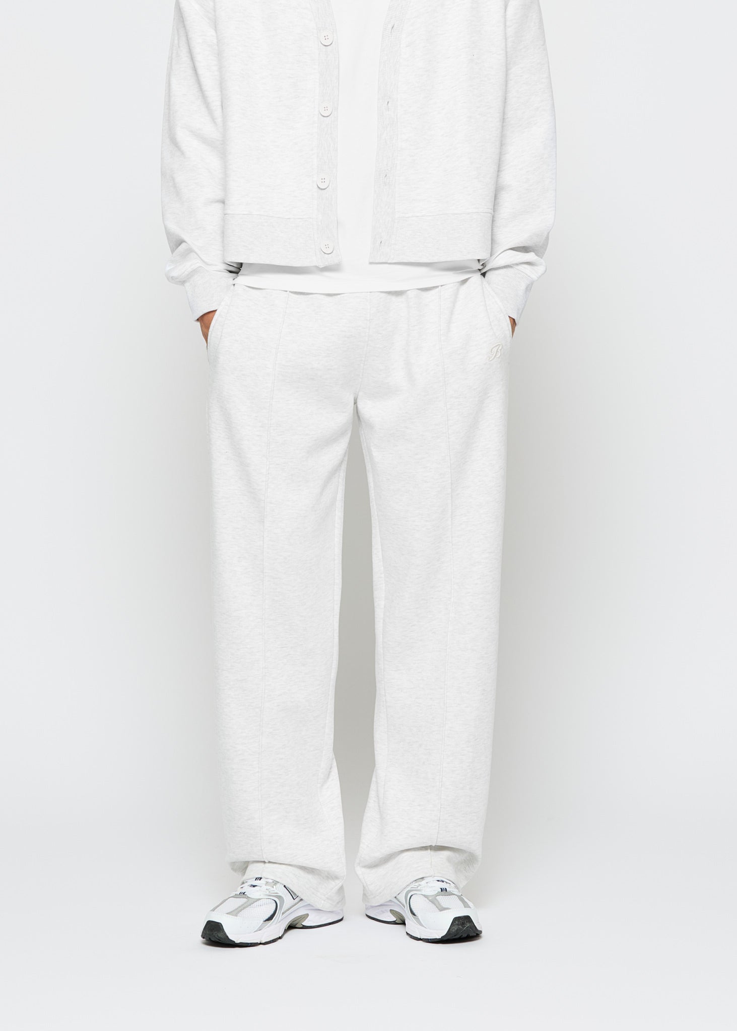 Wide Leg Seam Sweat Pants