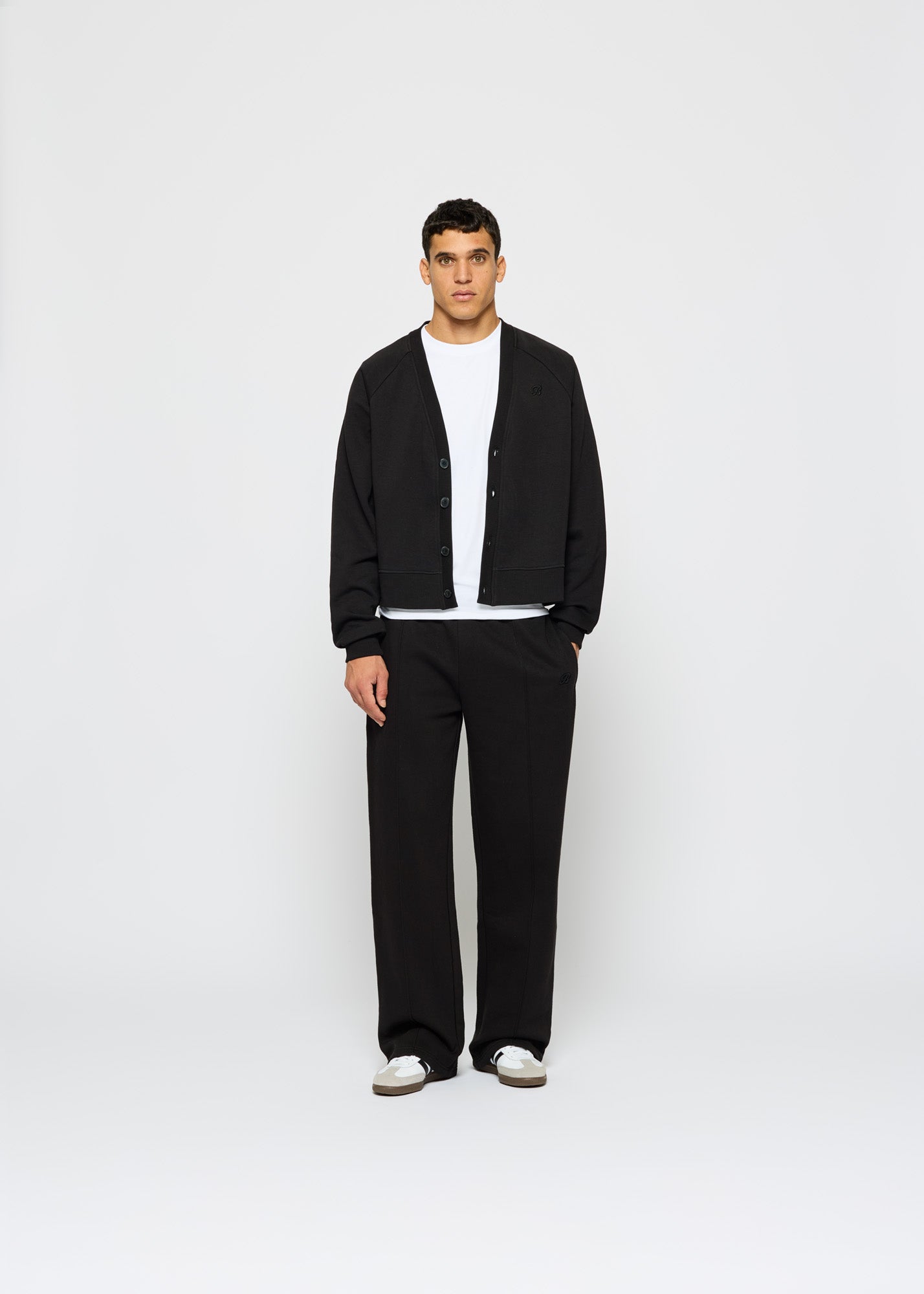 Wide Leg Seam Sweat Pants