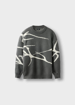 Jacquard Knit Sweater