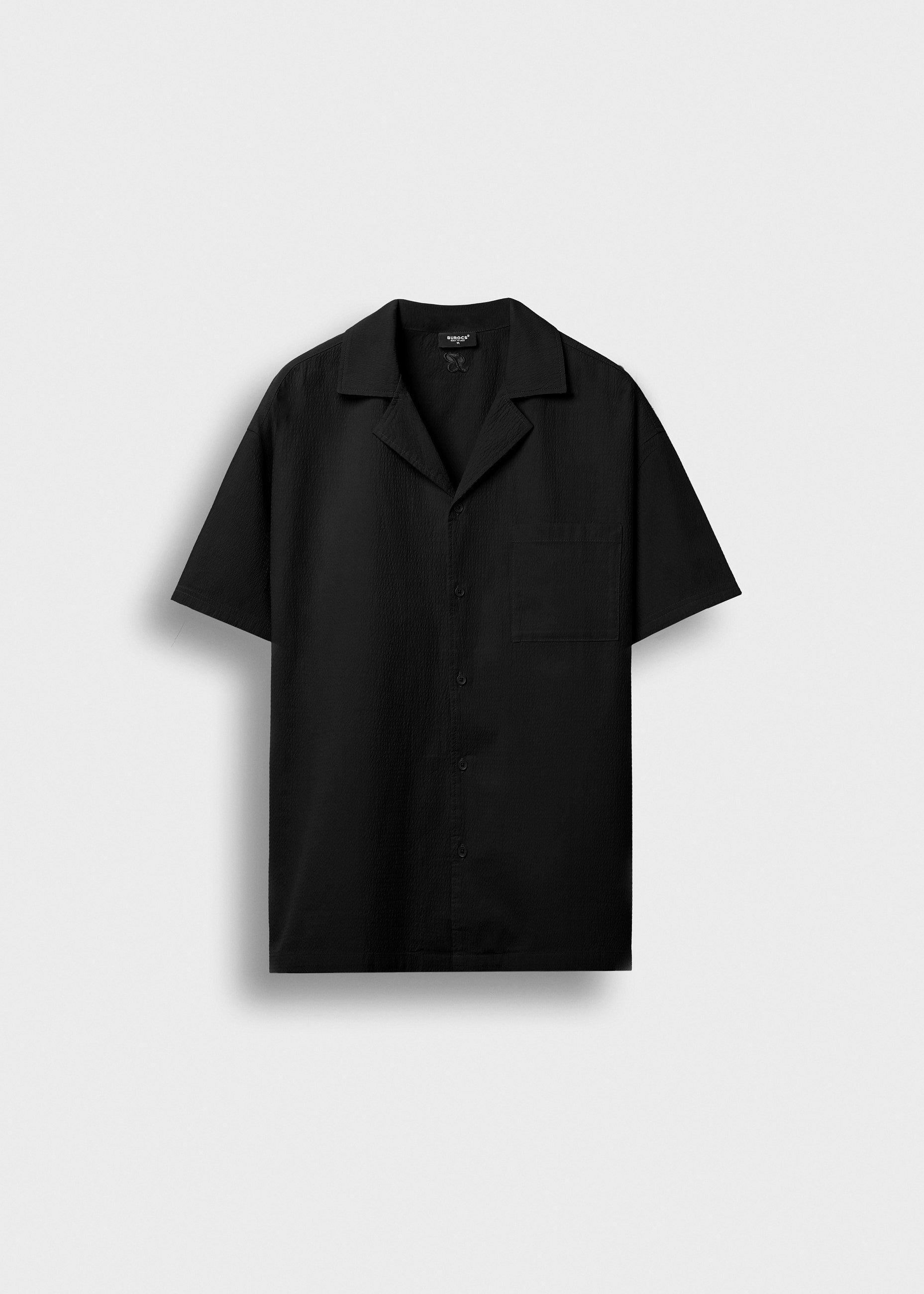 Solid Seersucker Shirt
