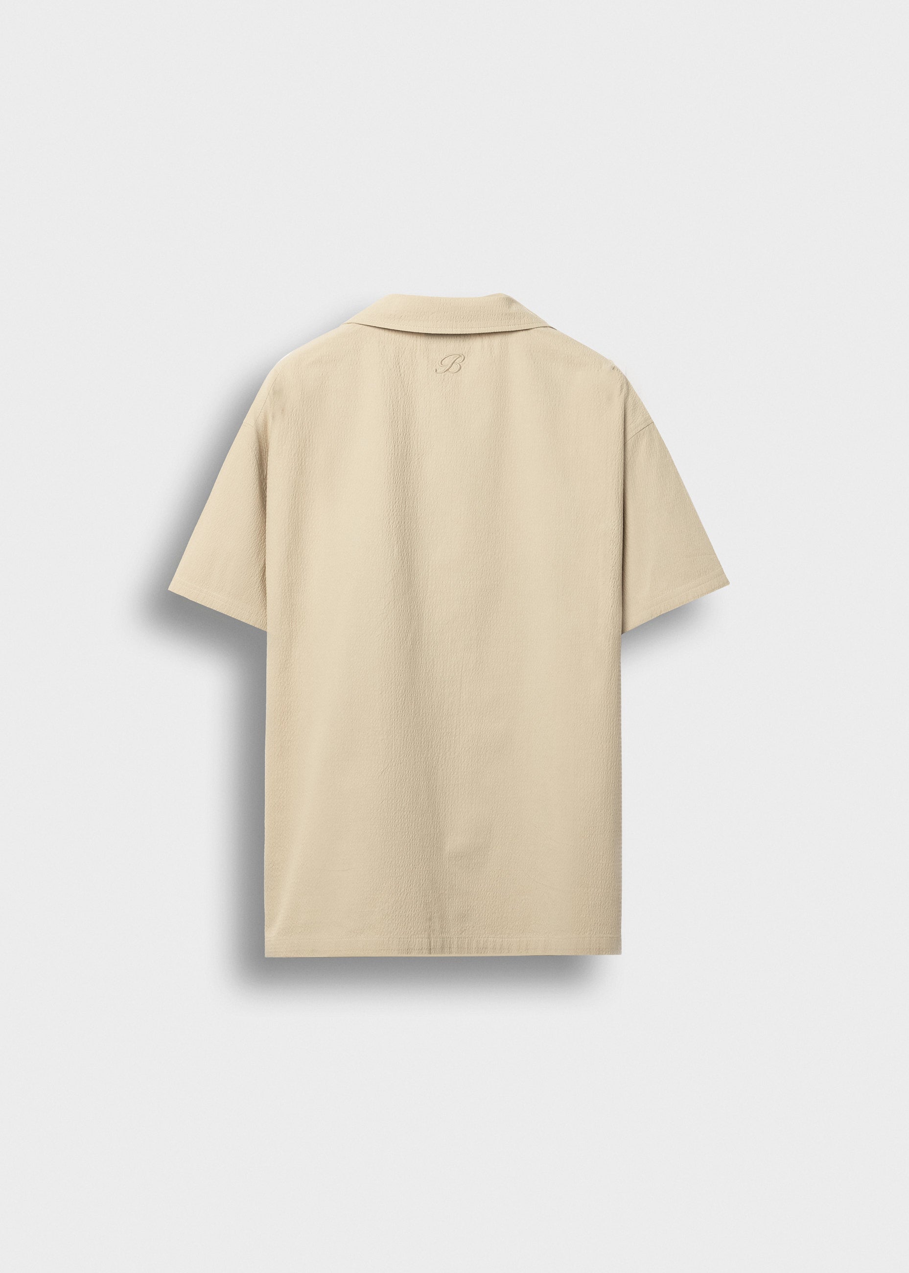 Solid Seersucker Shirt