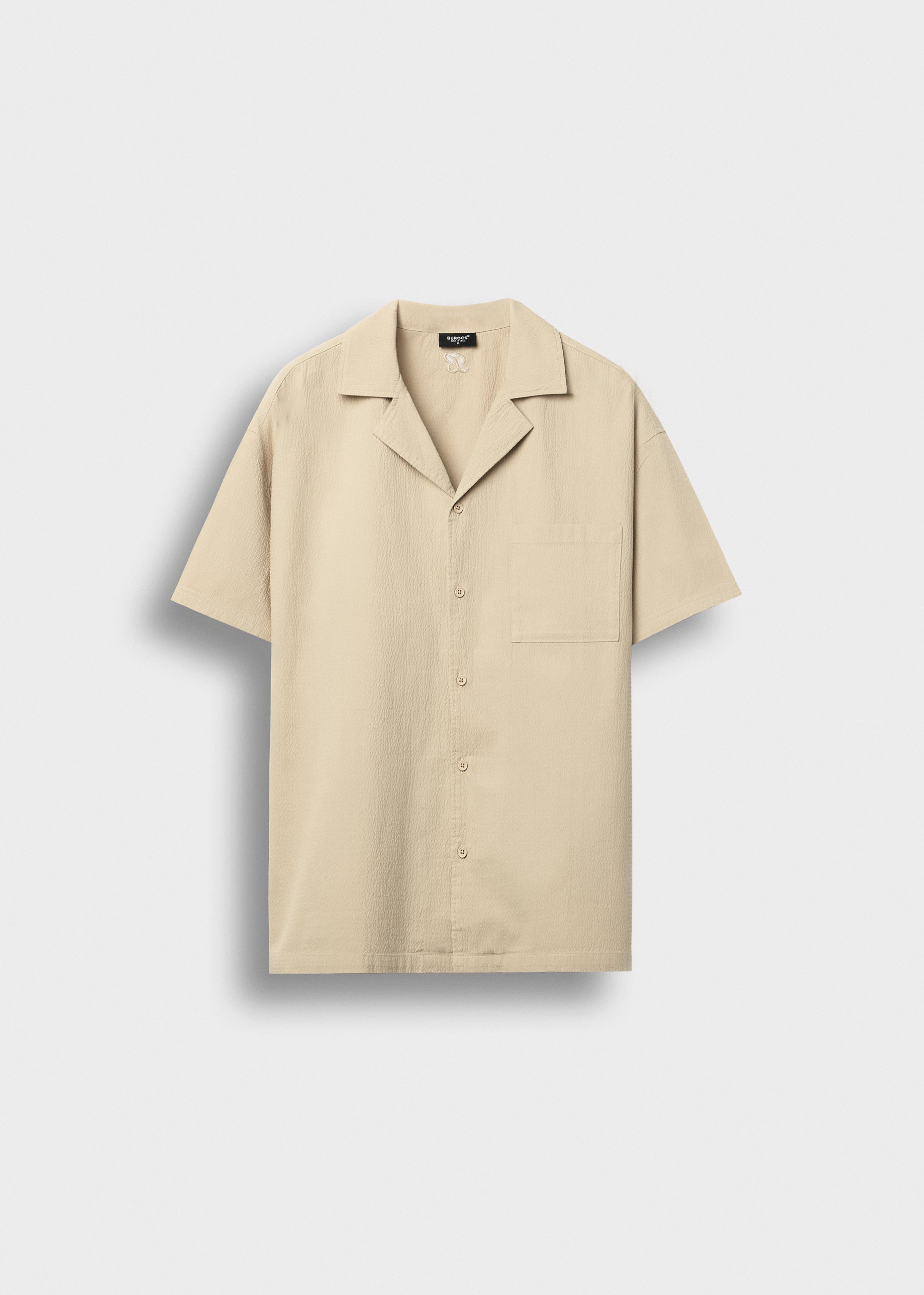 Solid Seersucker Shirt