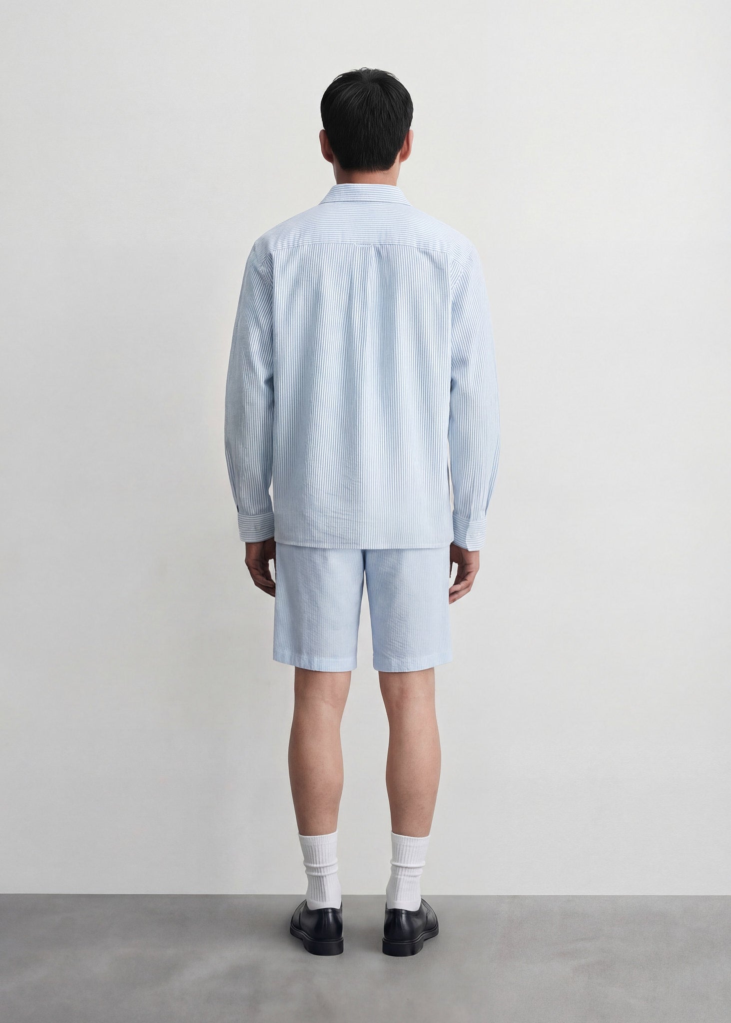 Striped Seersucker Shorts