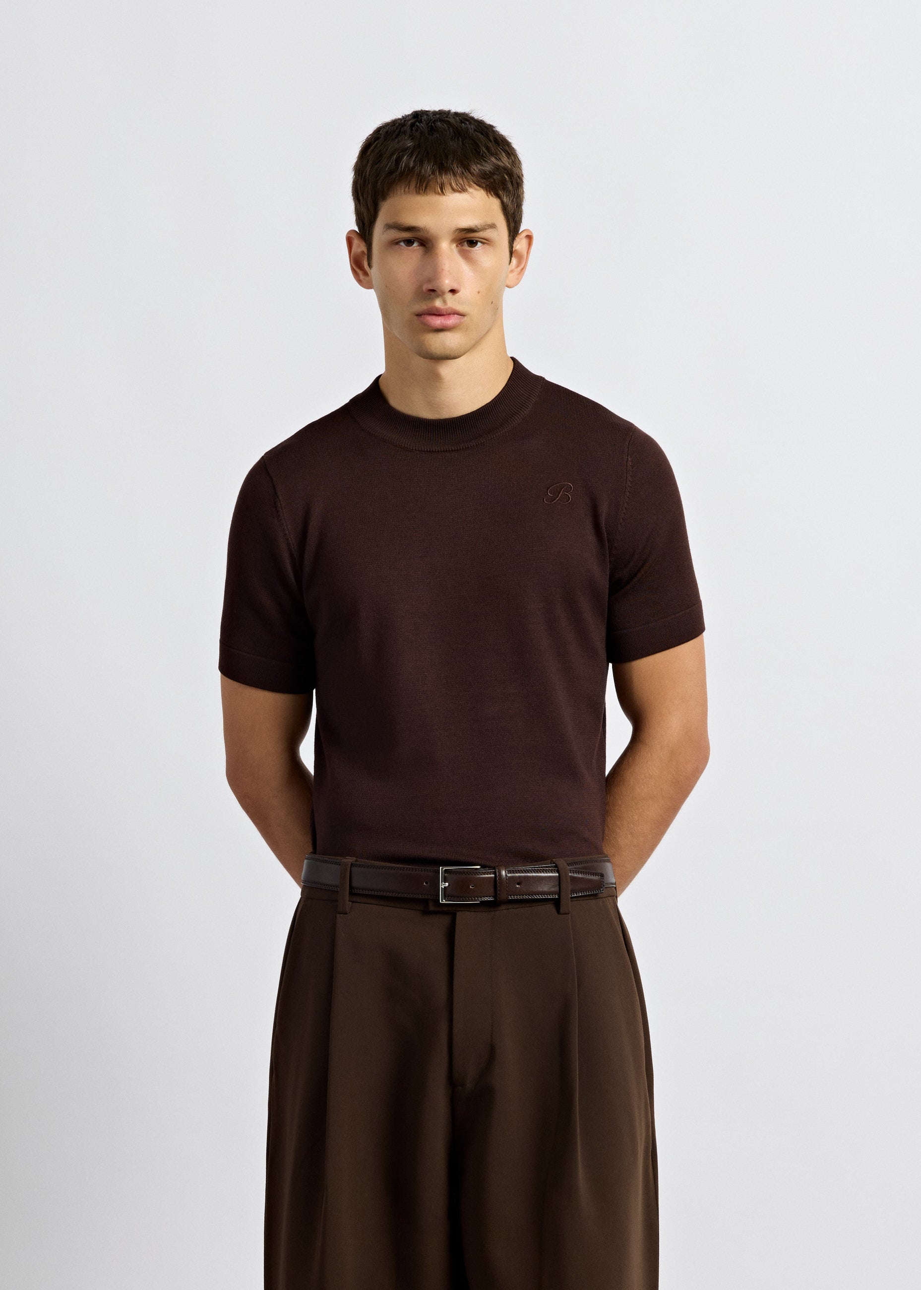 Fine Knit T-Shirt
