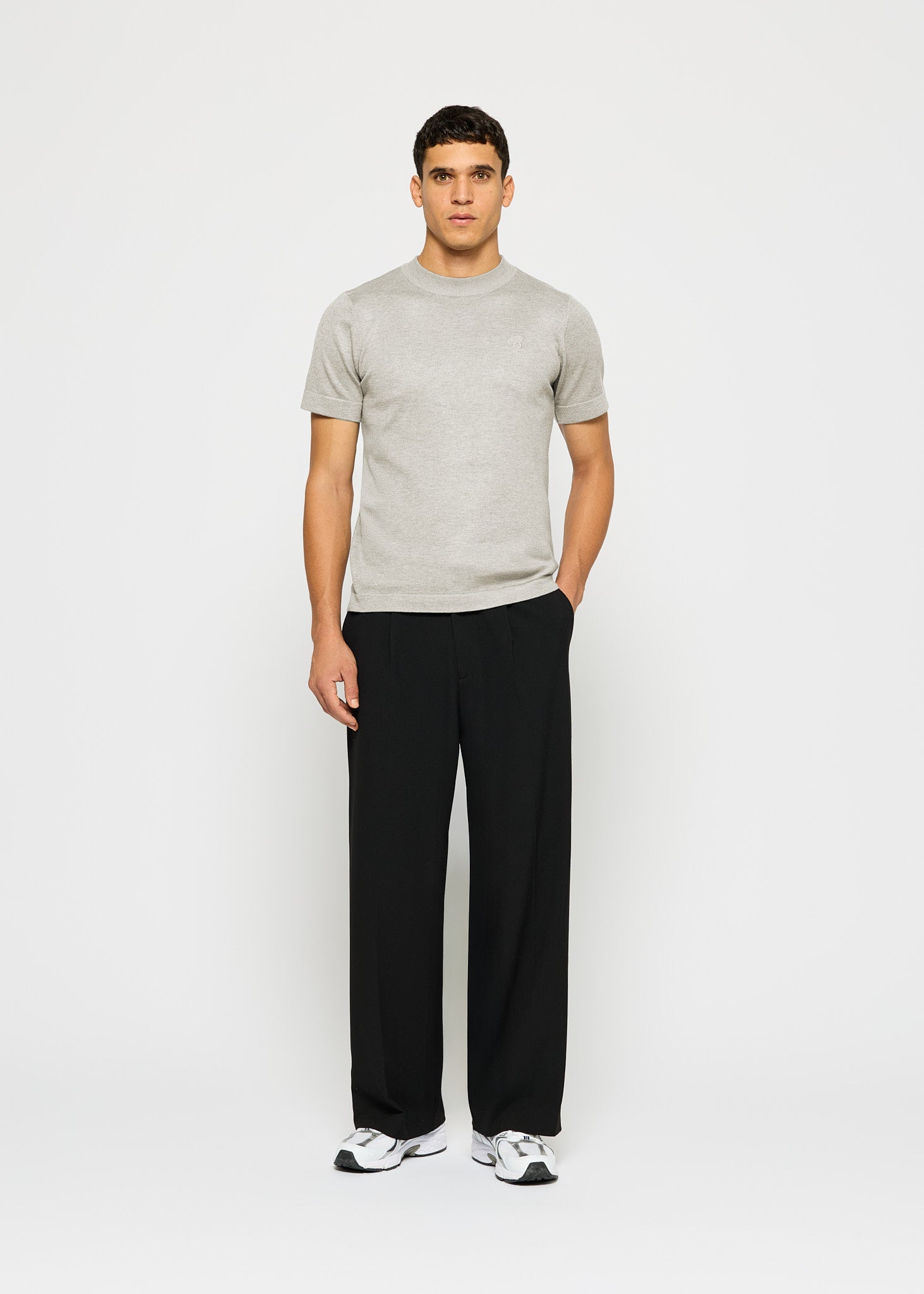 Fine Knit T-Shirt