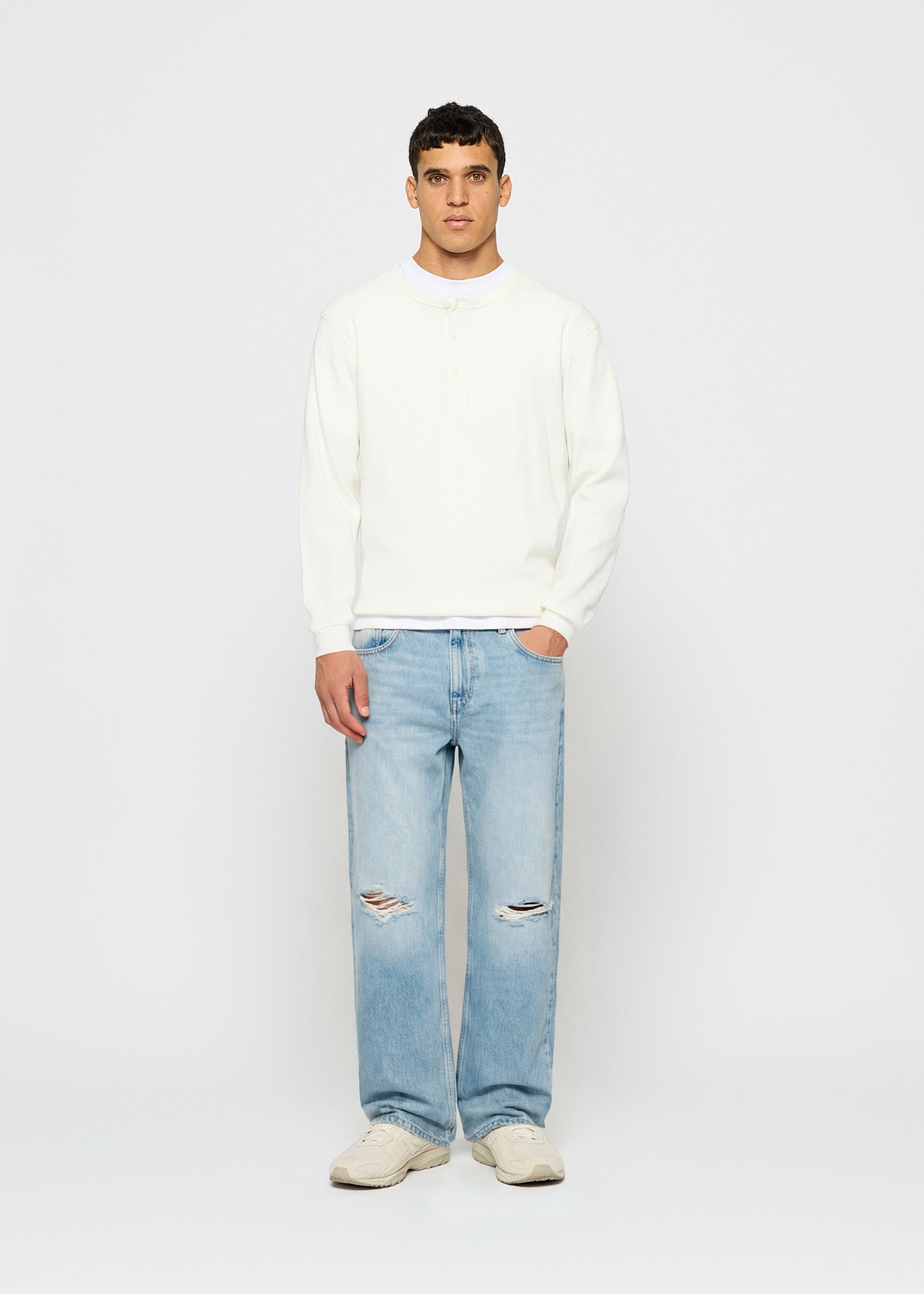 Ripped John Straight Jeans