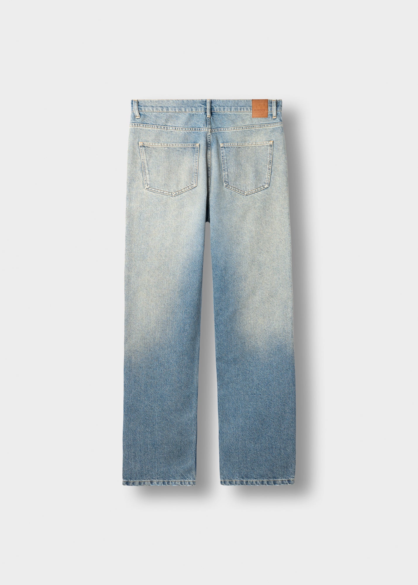 Ribbed John Straight Jeans