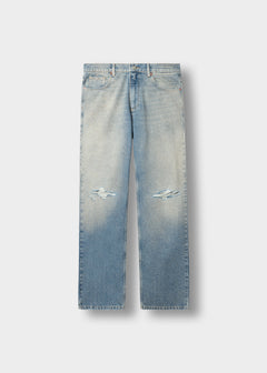 Ripped John Straight Jeans