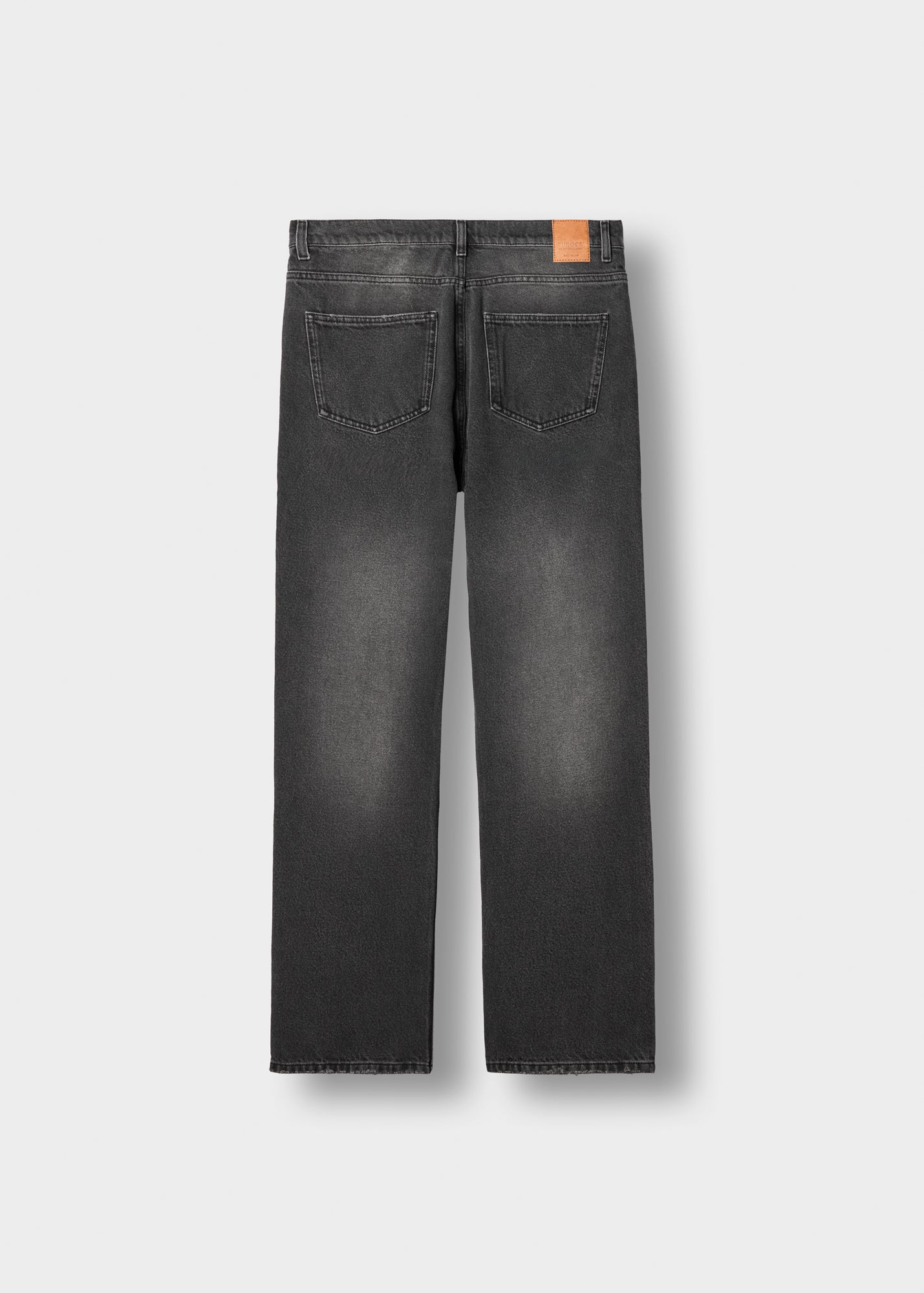 Ribbed John Straight Jeans