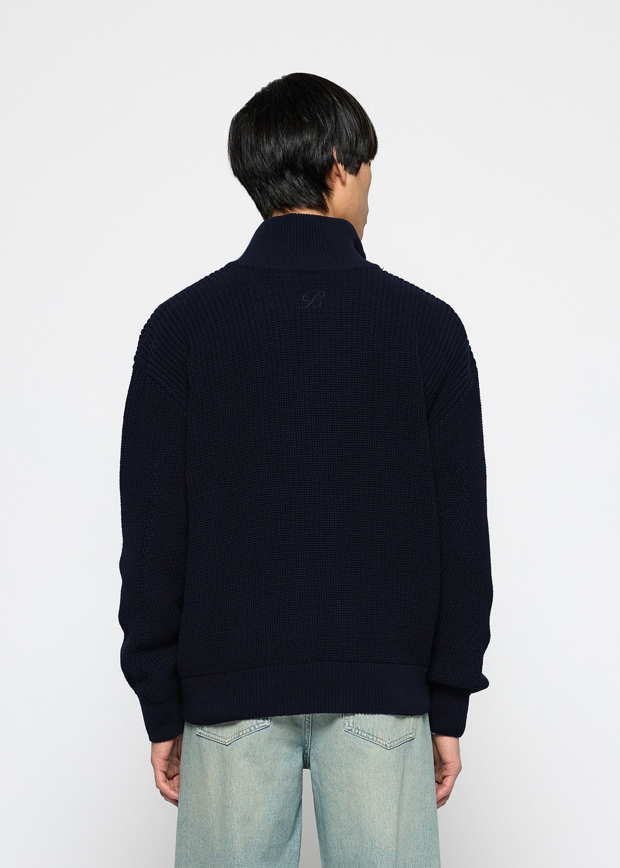 Chunky Knit Zip Jacket