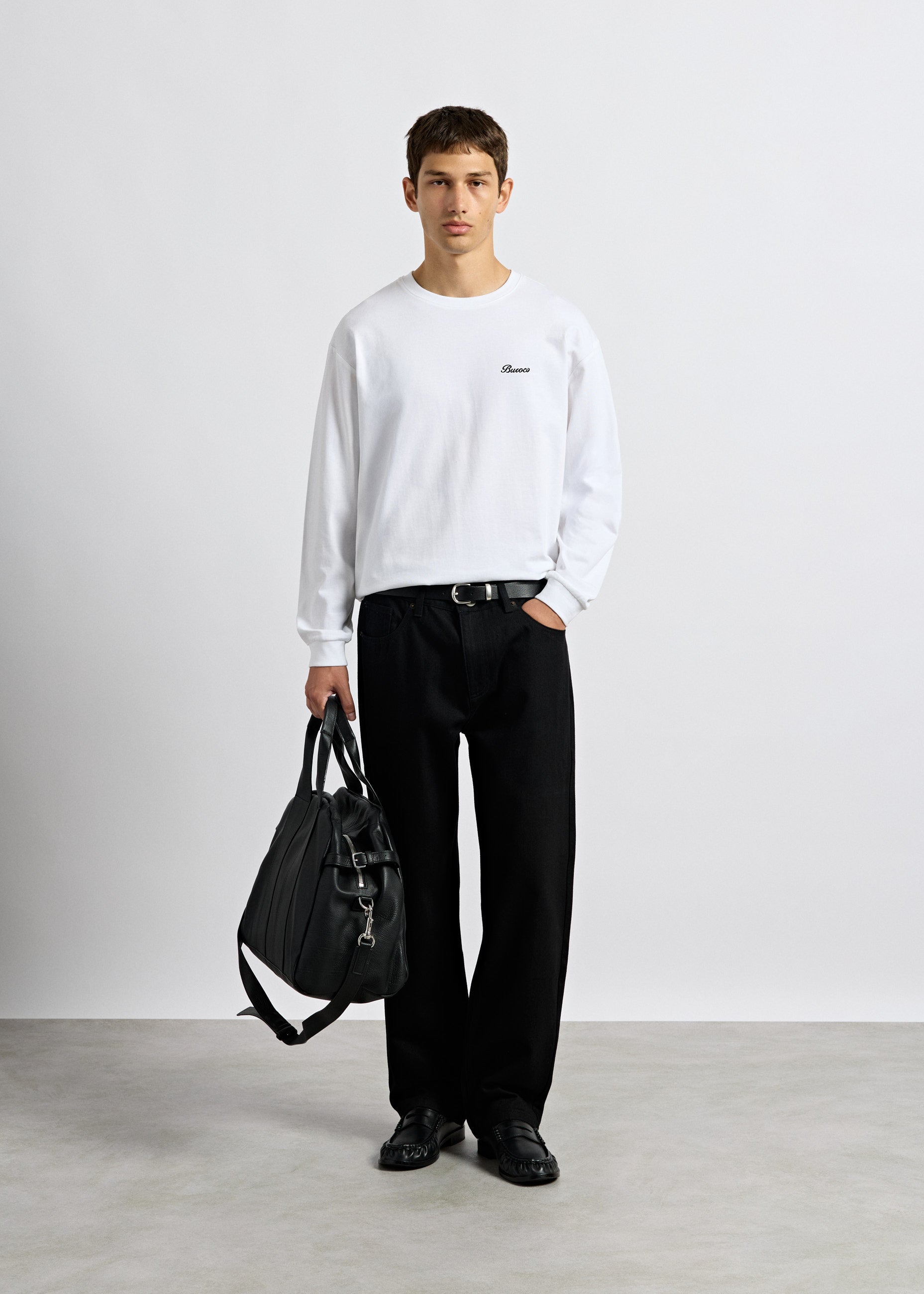 Long-Sleeved Top with Embroidery