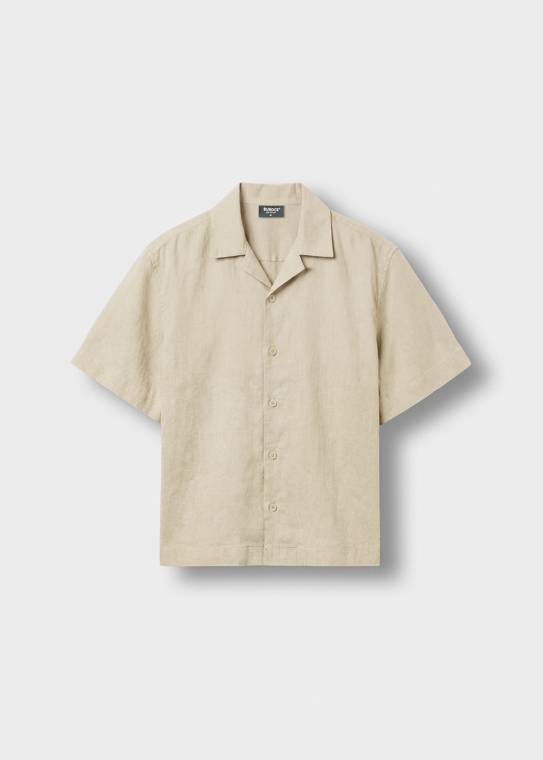 Linen Blend Short Sleeve Shirt