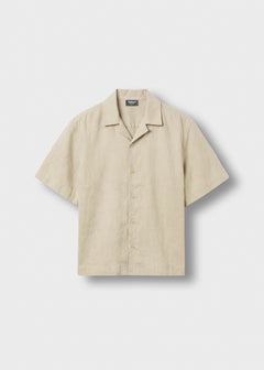 Linen Blend Short Sleeve Shirt