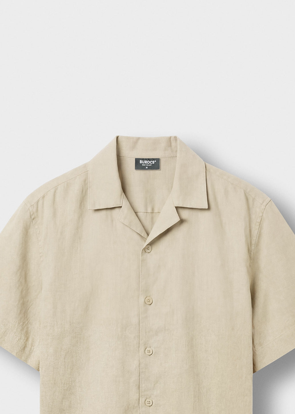 Linen Blend Short Sleeve Shirt