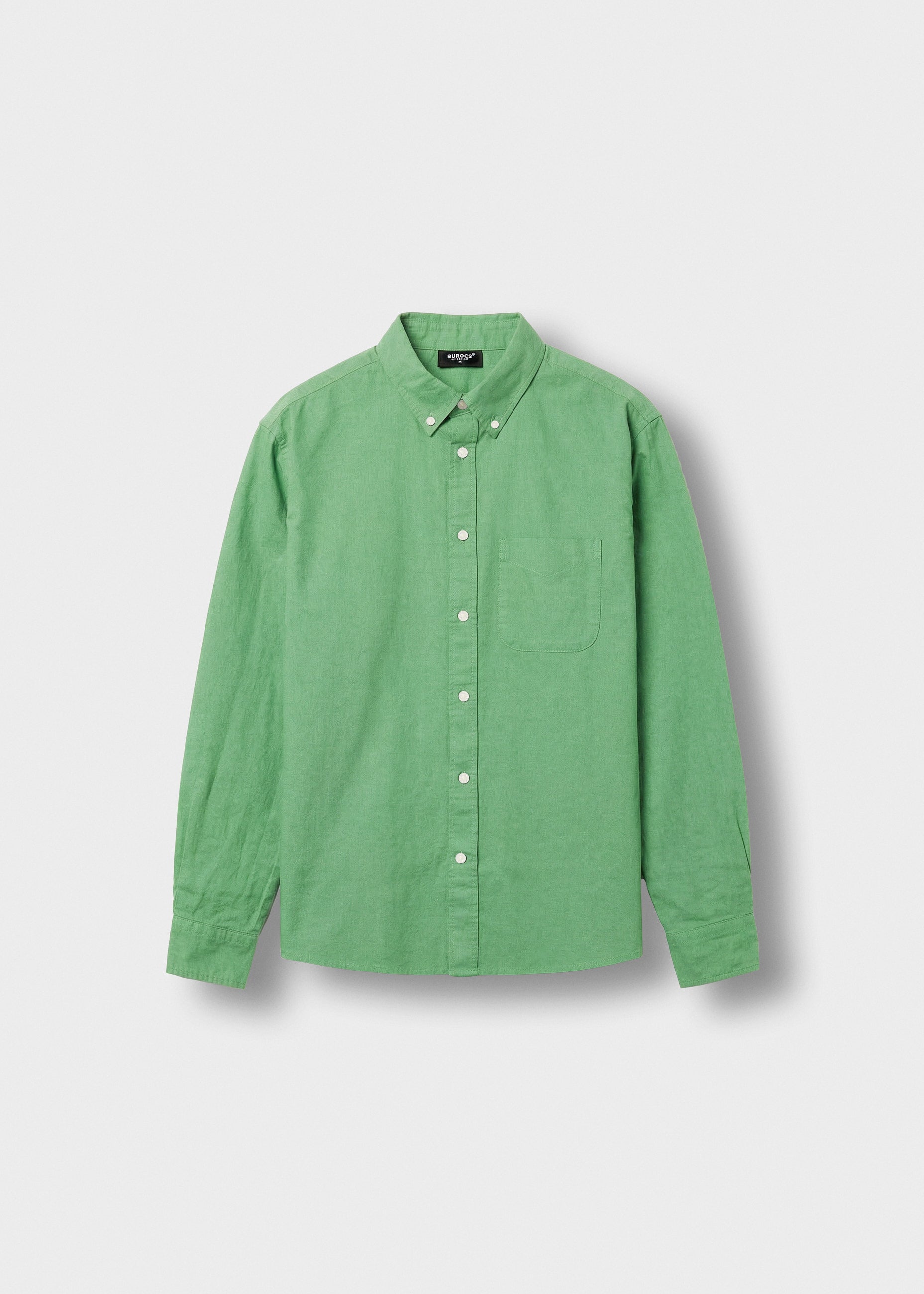 Linen Blend Long Sleeve Shirt