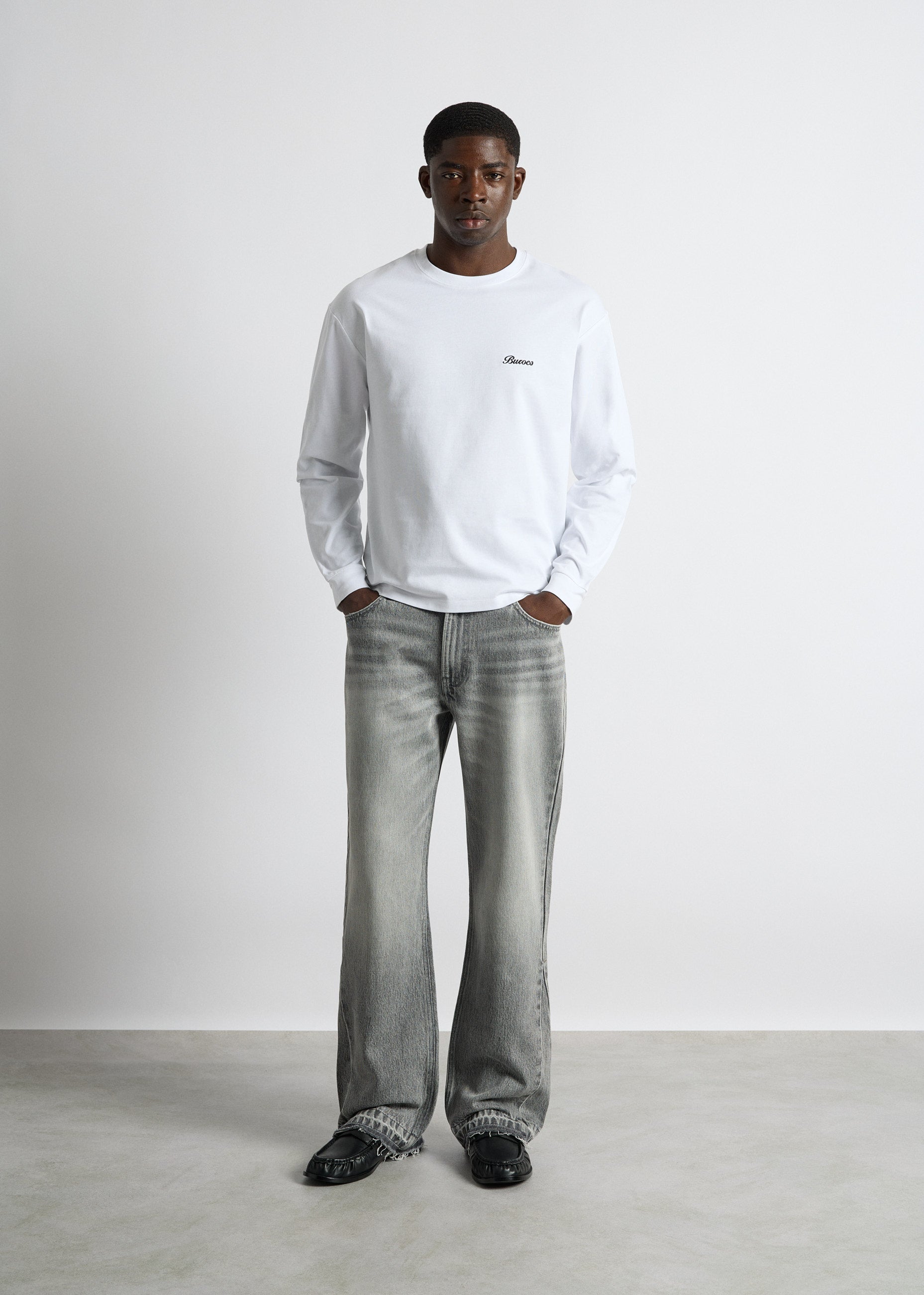 Tony Flared Open Hem Jeans
