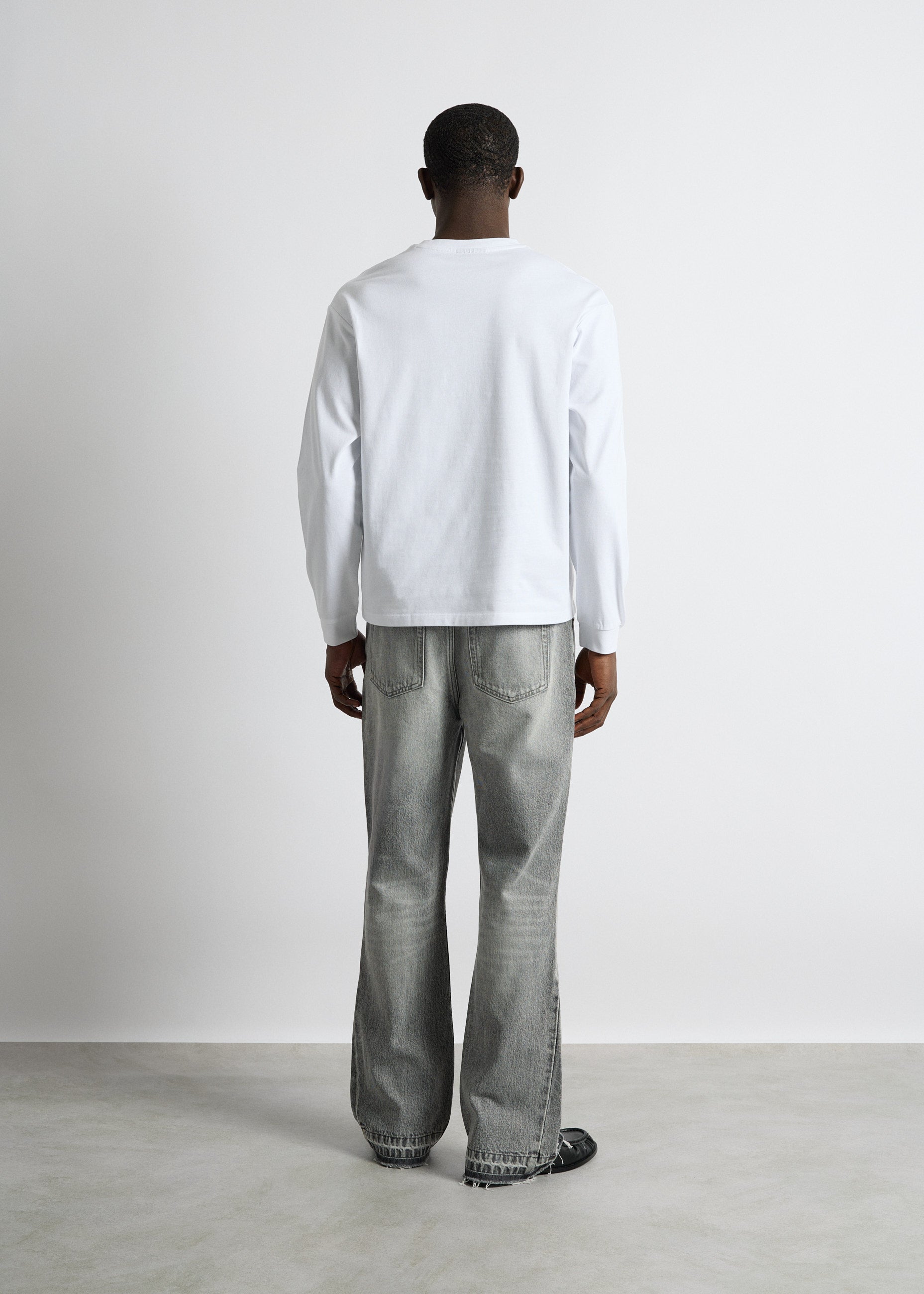 Tony Flared Open Hem Jeans