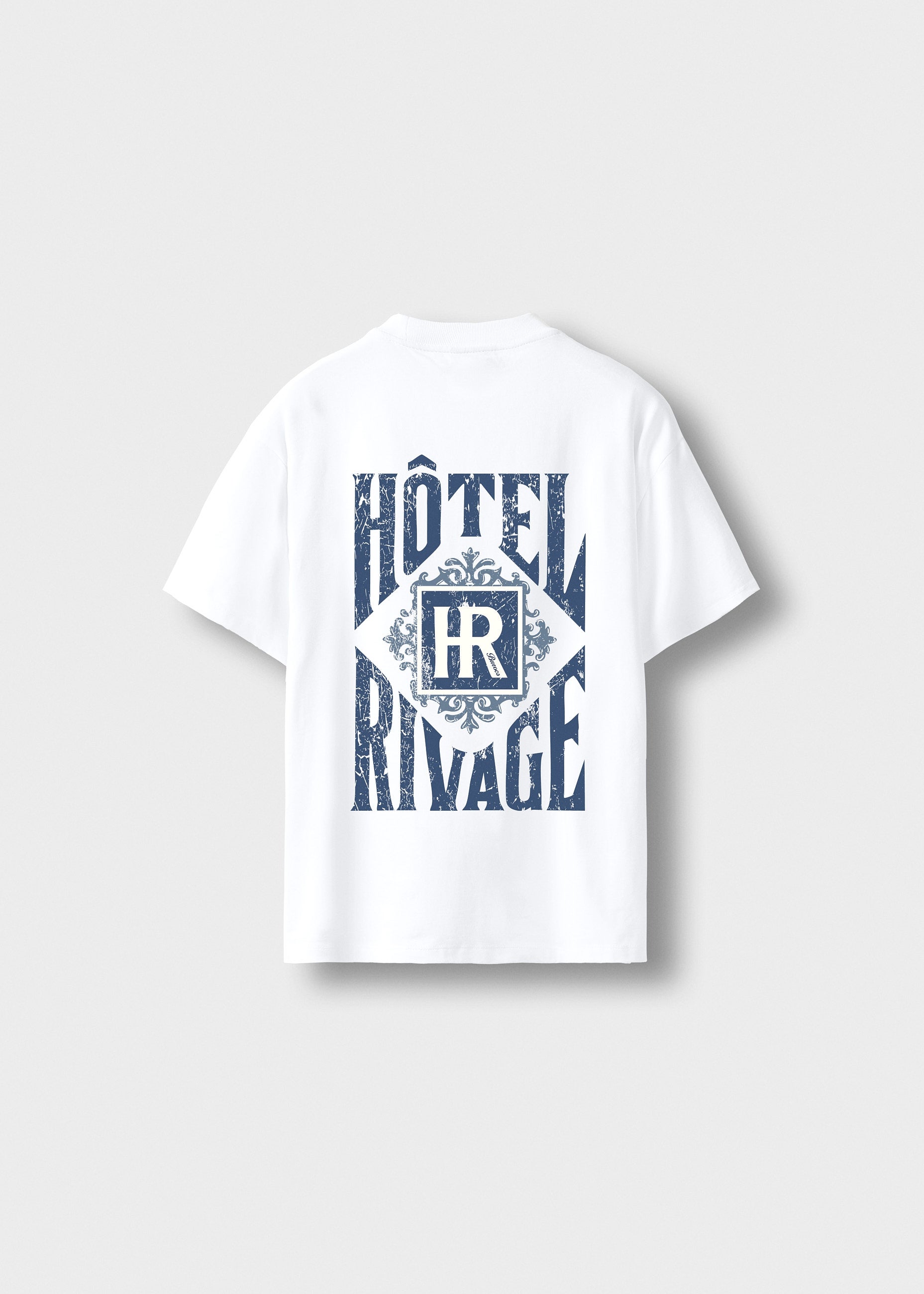 Oversize T-Shirt Hotel Blue Emblem
