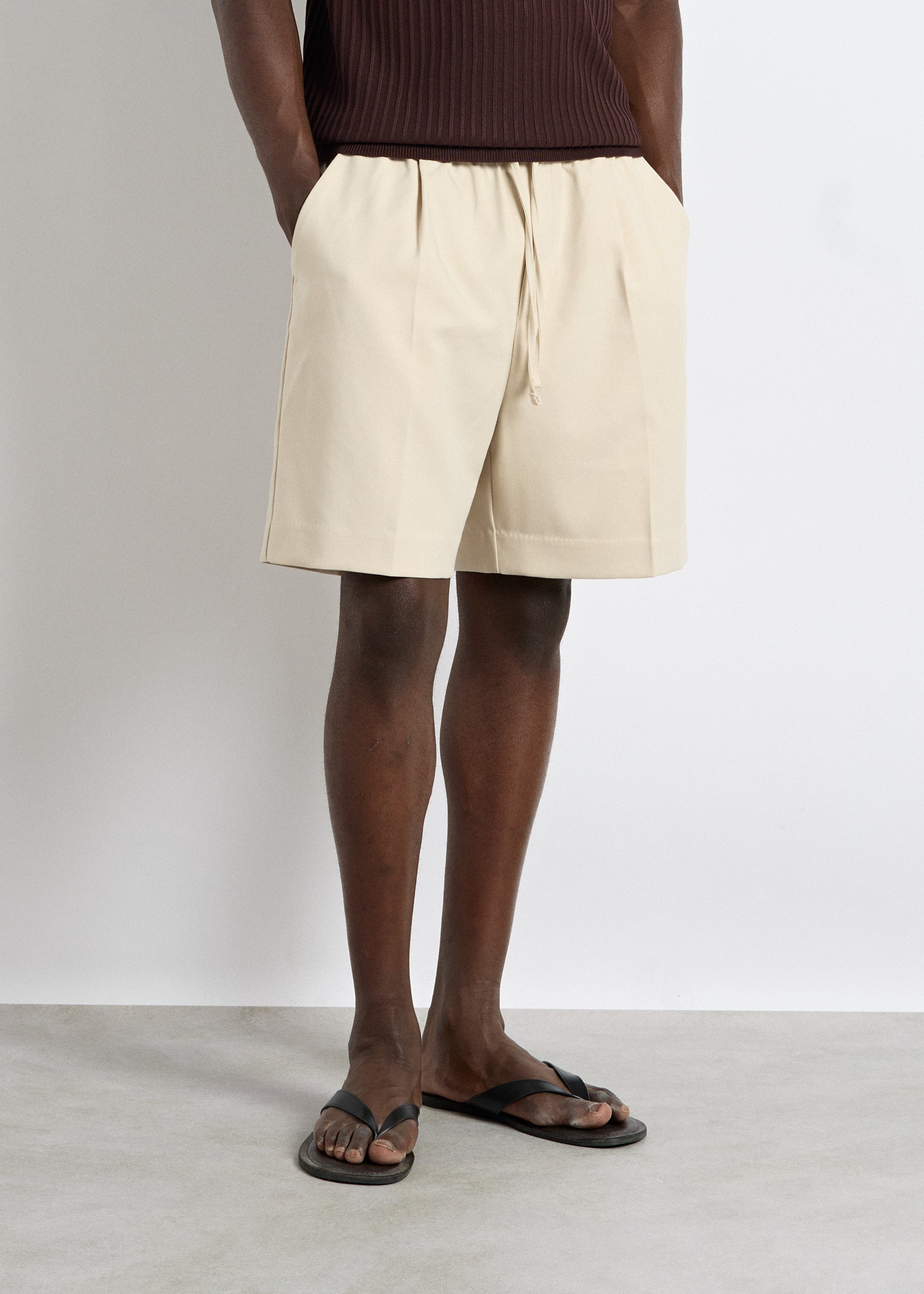 Loose Drawstring Shorts