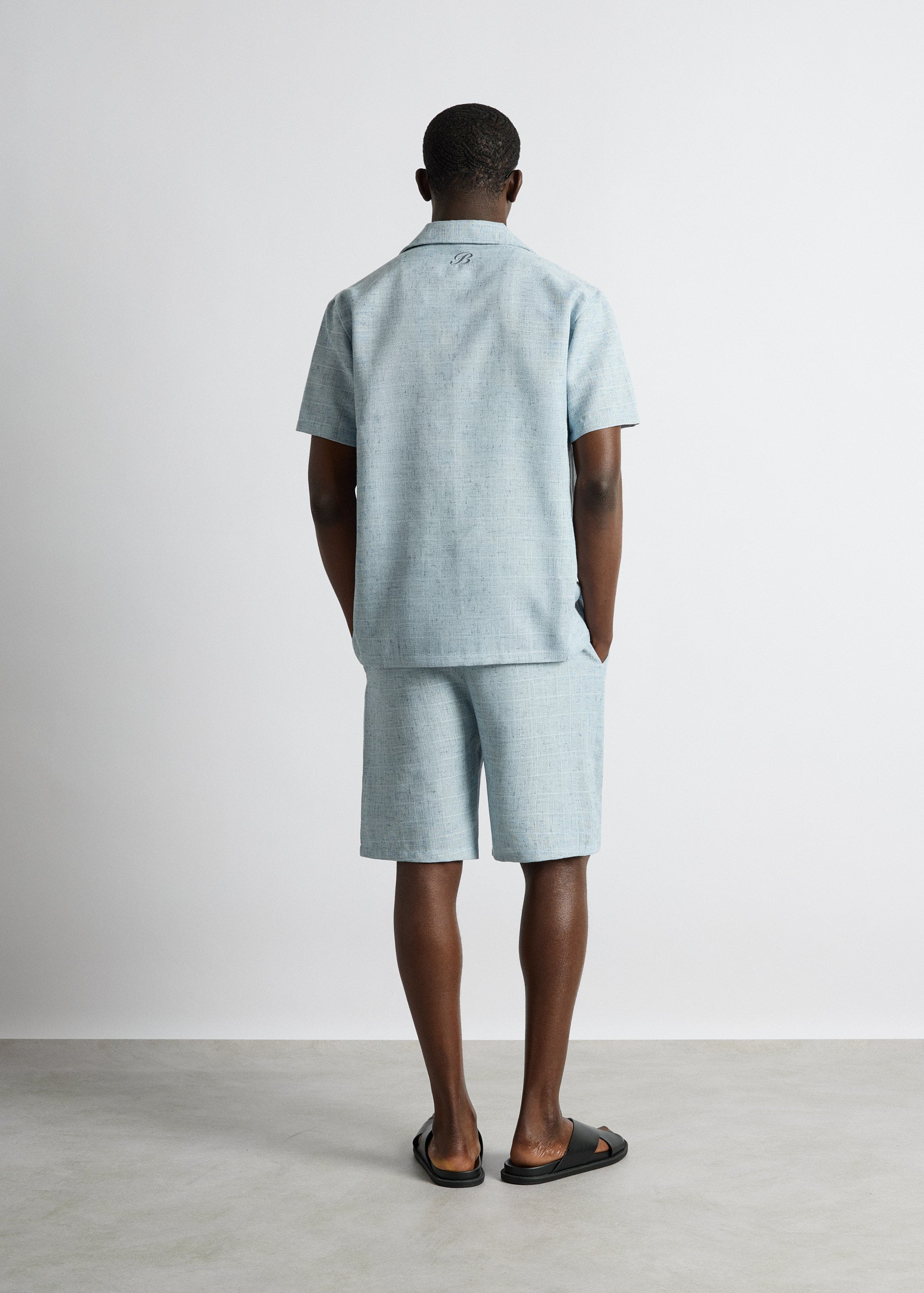 Melange Yarn Shorts