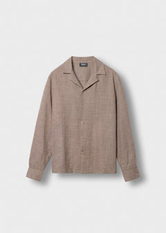 Linen Look Long Sleeve Shirt