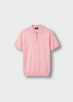 Quarter Zip  Polo Shirt