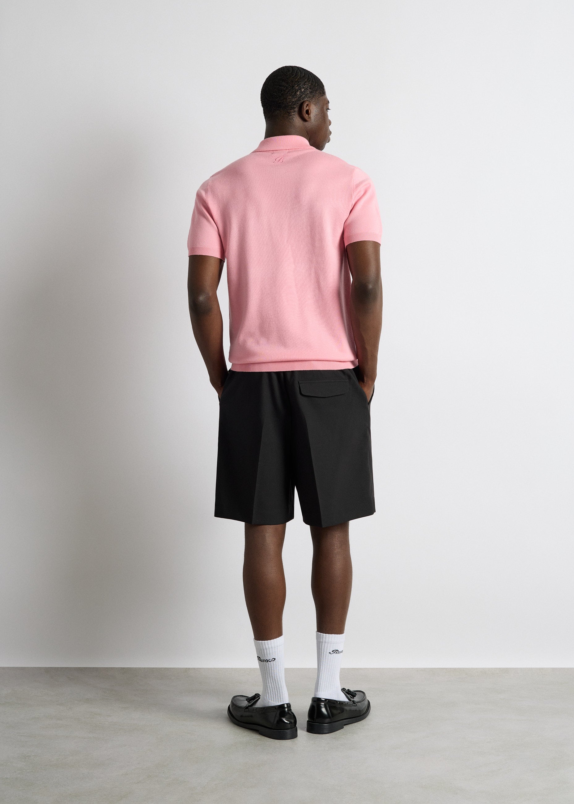Quarter Zip  Polo Shirt