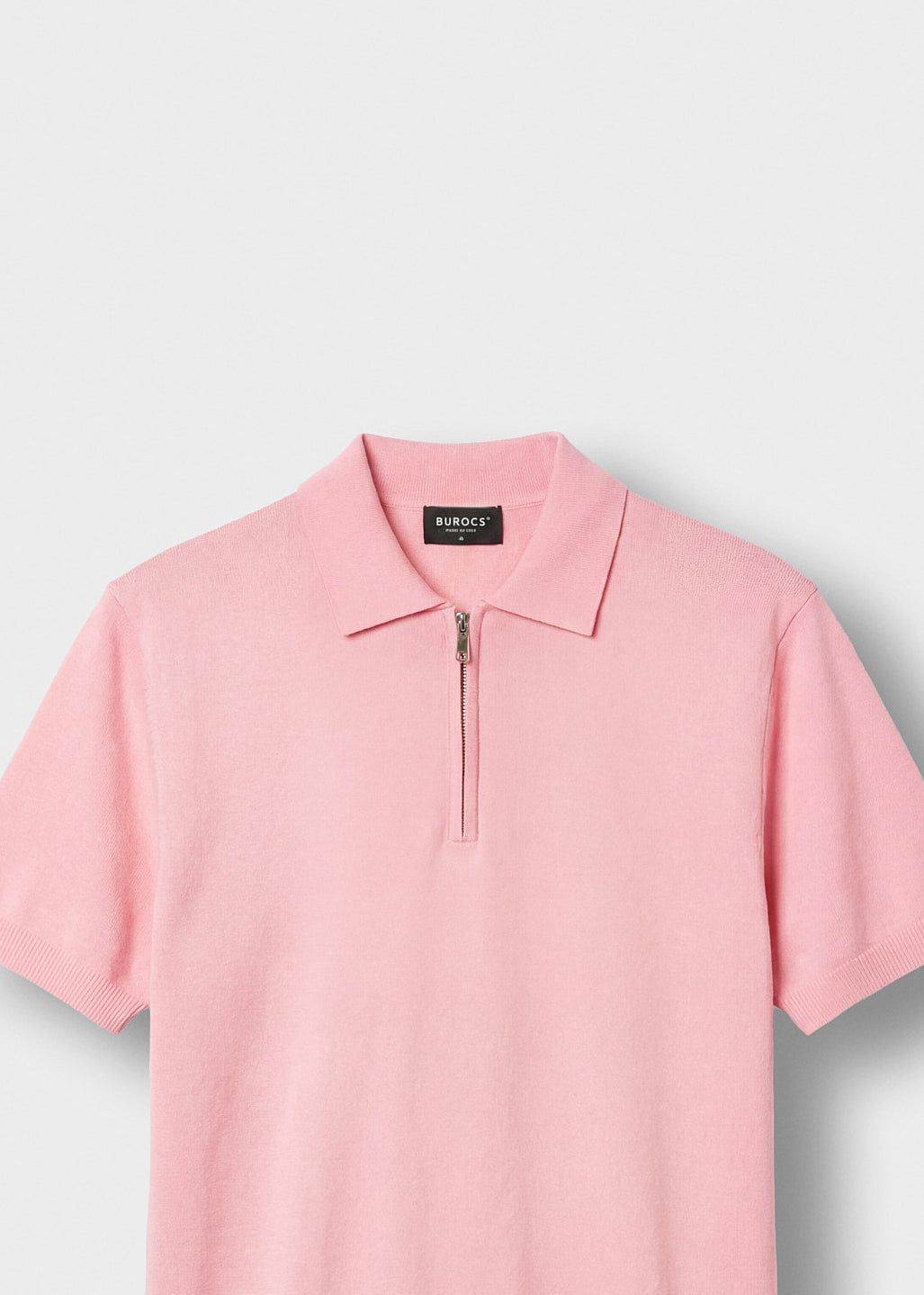 Quarter Zip  Polo Shirt