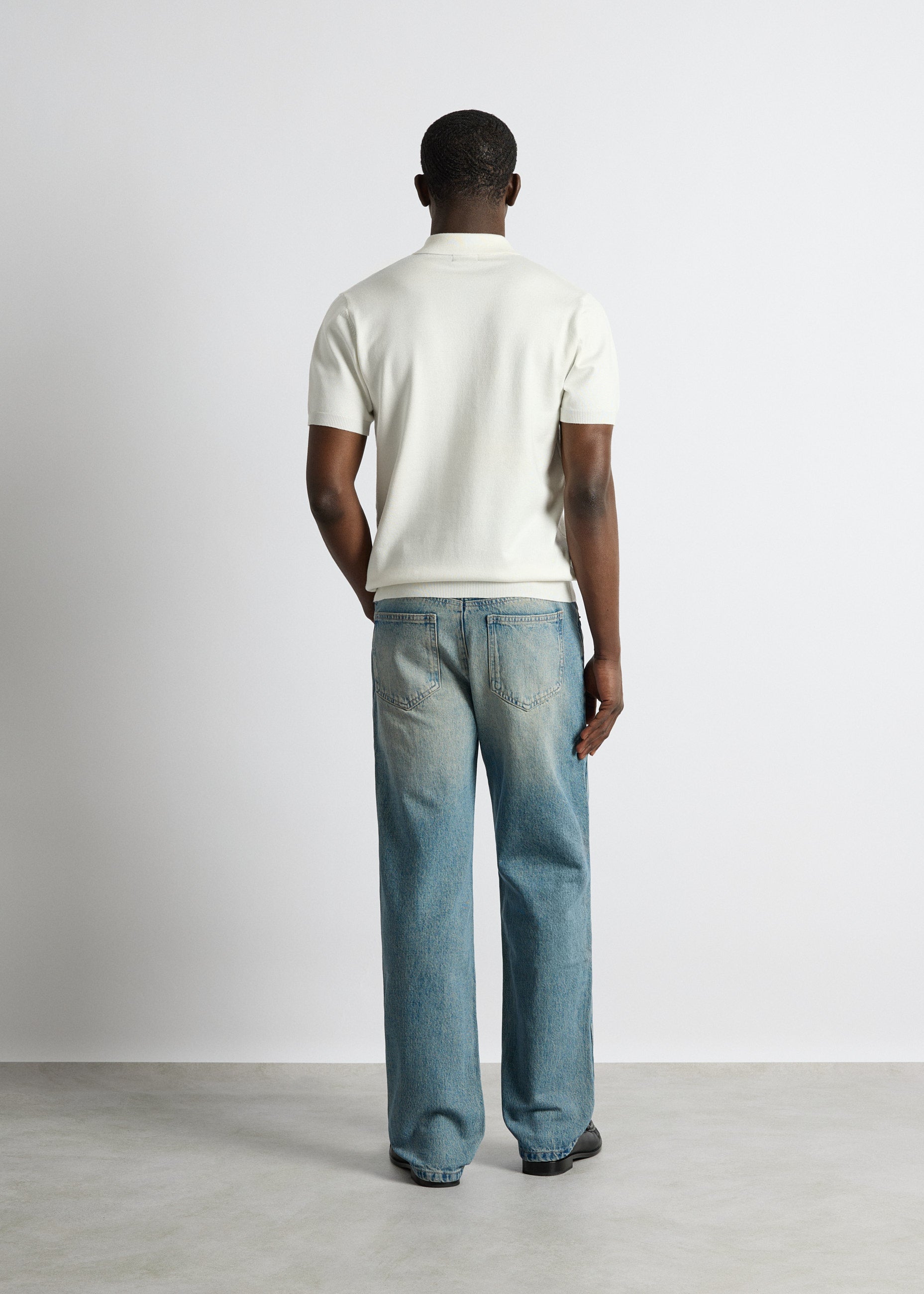 Quarter Zip Polo Shirt