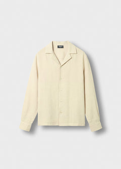 Linen Look Long Sleeve Shirt