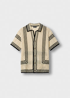 Crochet Bicolor Shirt