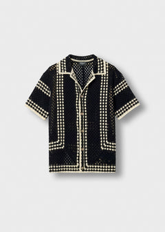 Crochet Bicolor Shirt