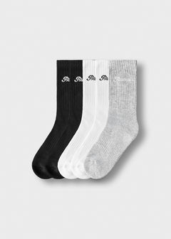 Logo Crew Socks 5 Pack